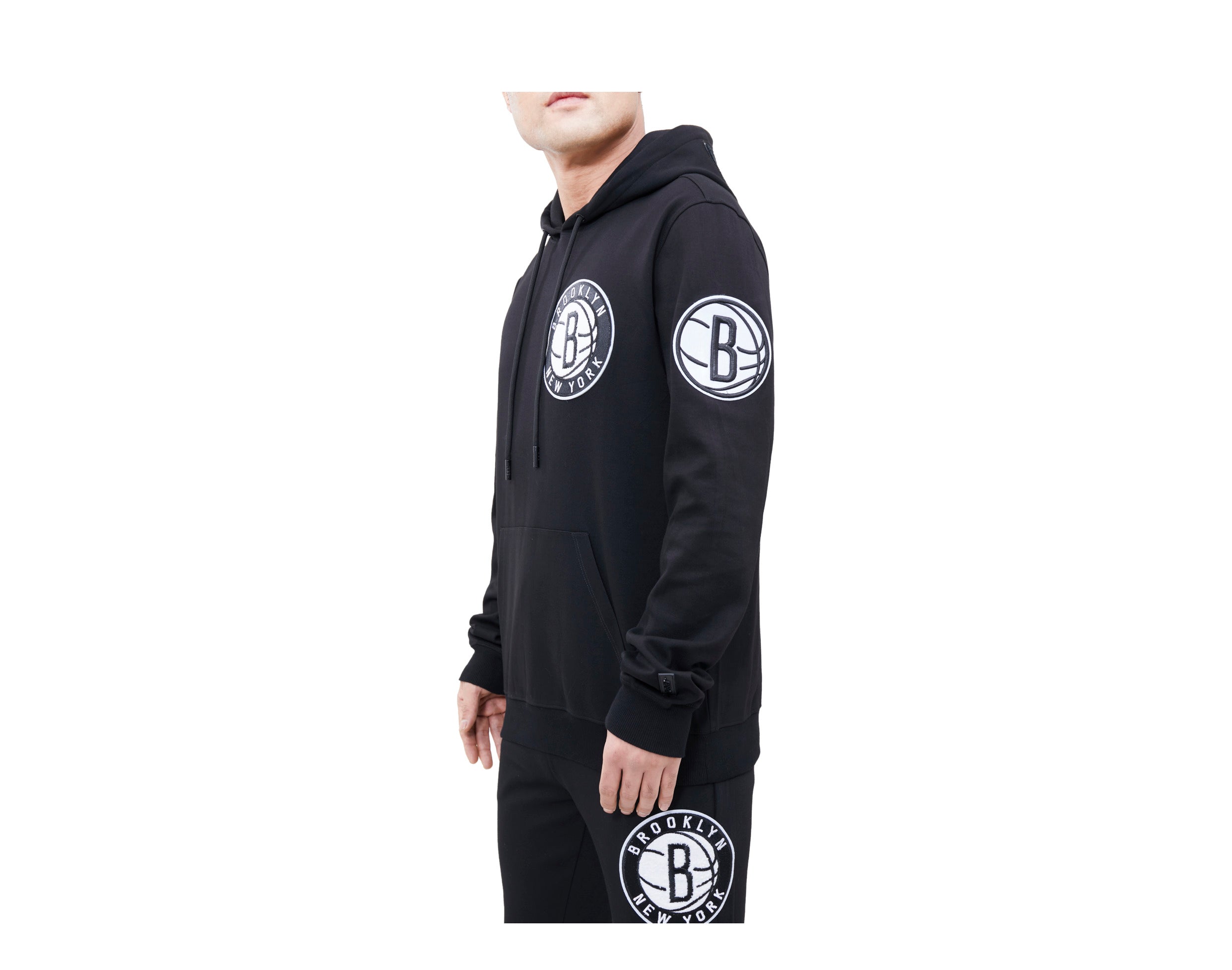 Pro Standard NBA Brooklyn Nets Logo Blended P/O Men's Hoodie