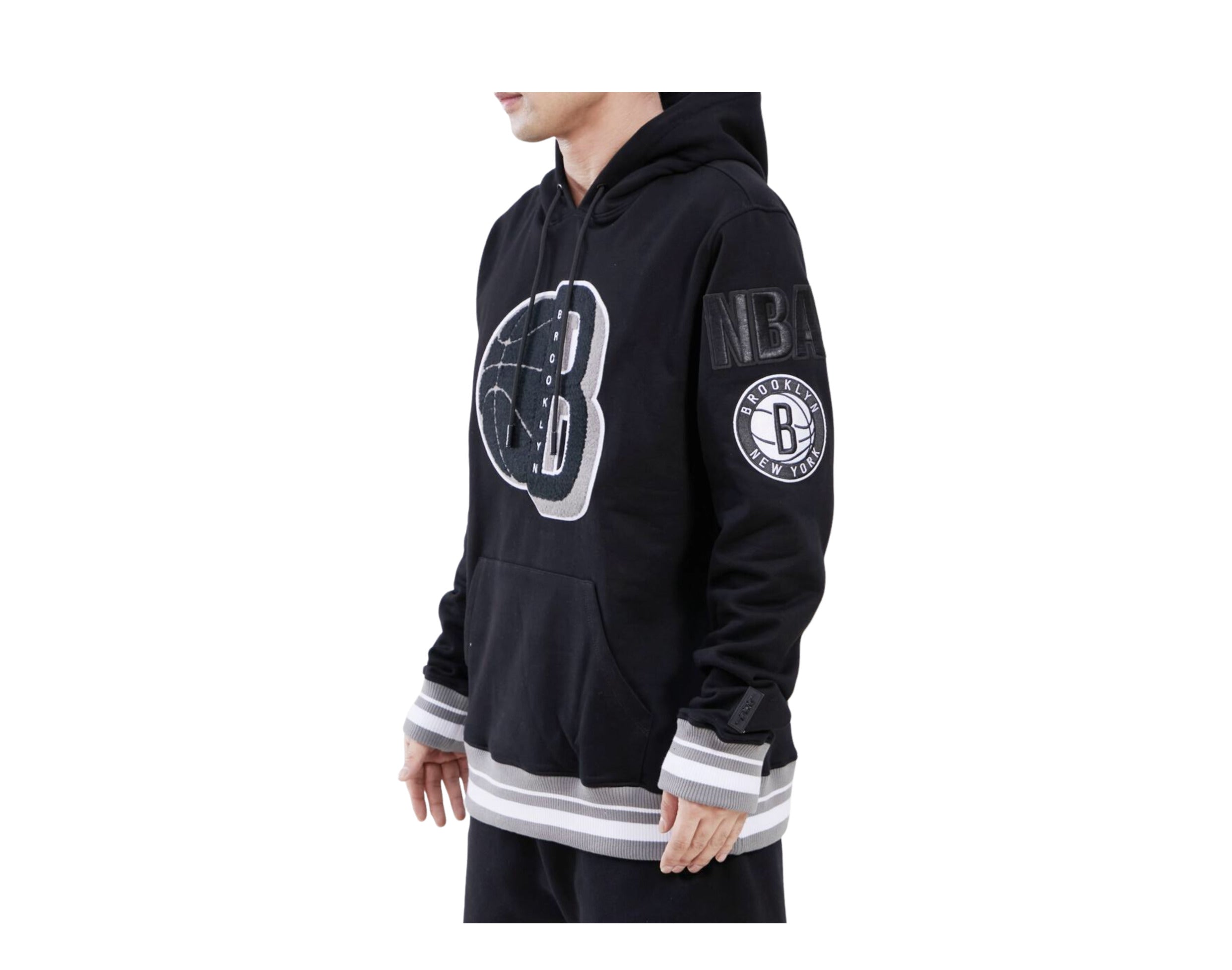 Pro Standard NBA Brooklyn Nets Mash Up Logo P/O Men's Hoodie