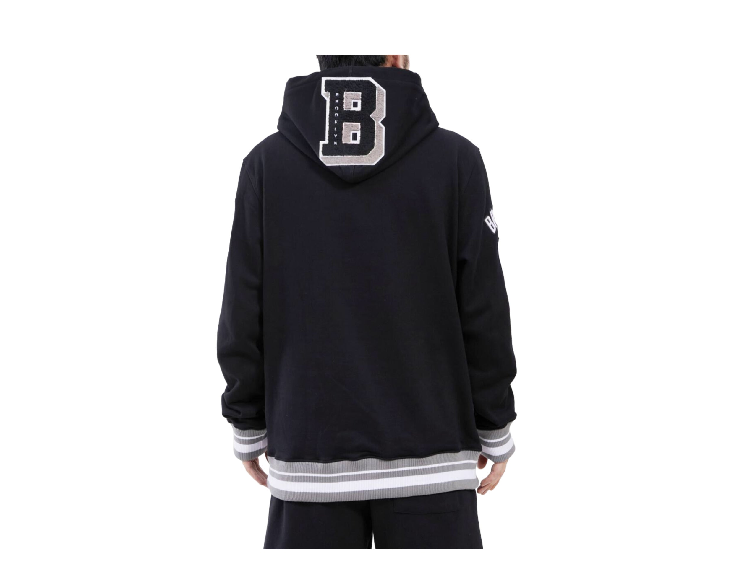 Pro Standard NBA Brooklyn Nets Mash Up Logo P/O Men's Hoodie