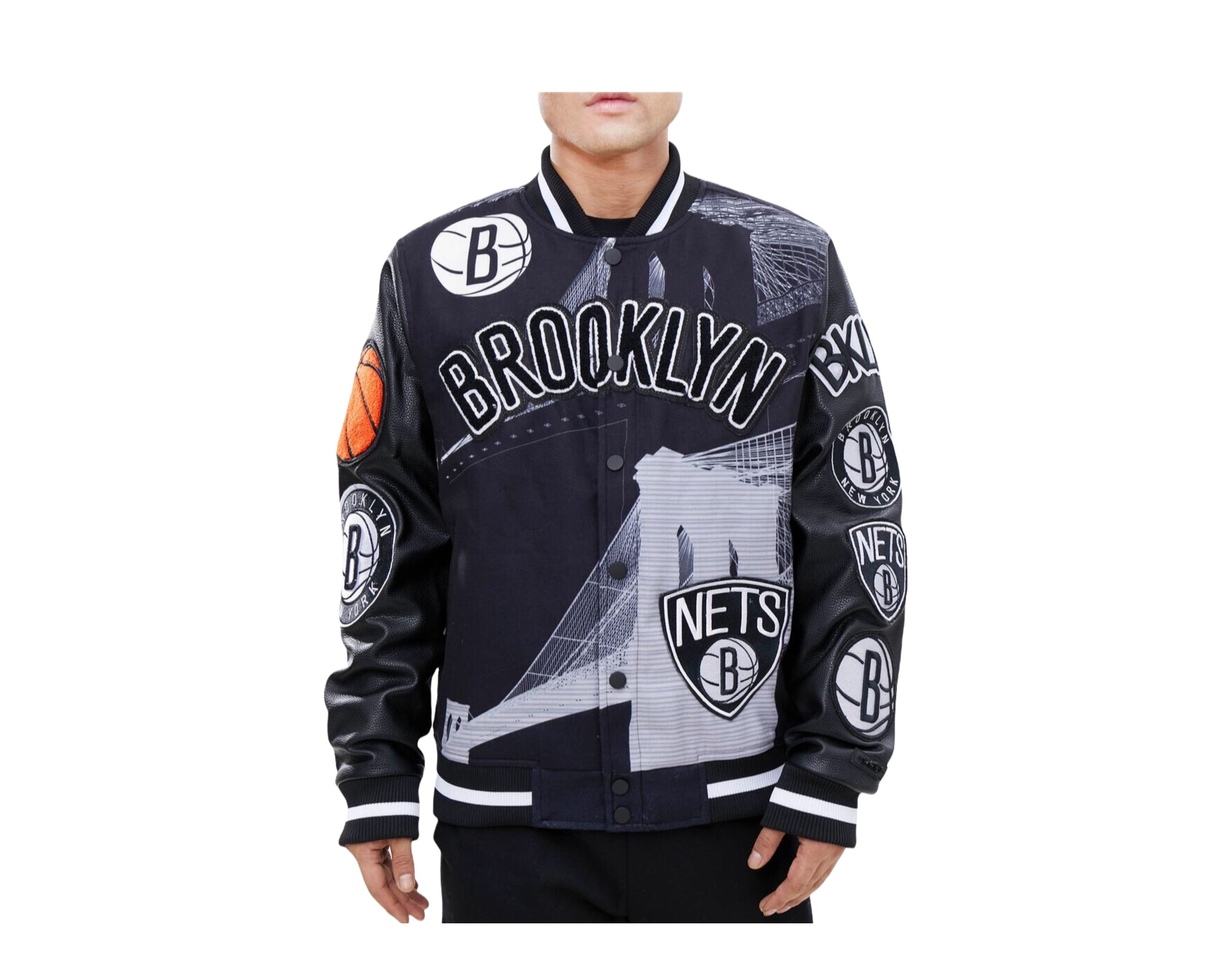 Pro Standard NBA Brooklyn Nets Remix Varsity Jacket