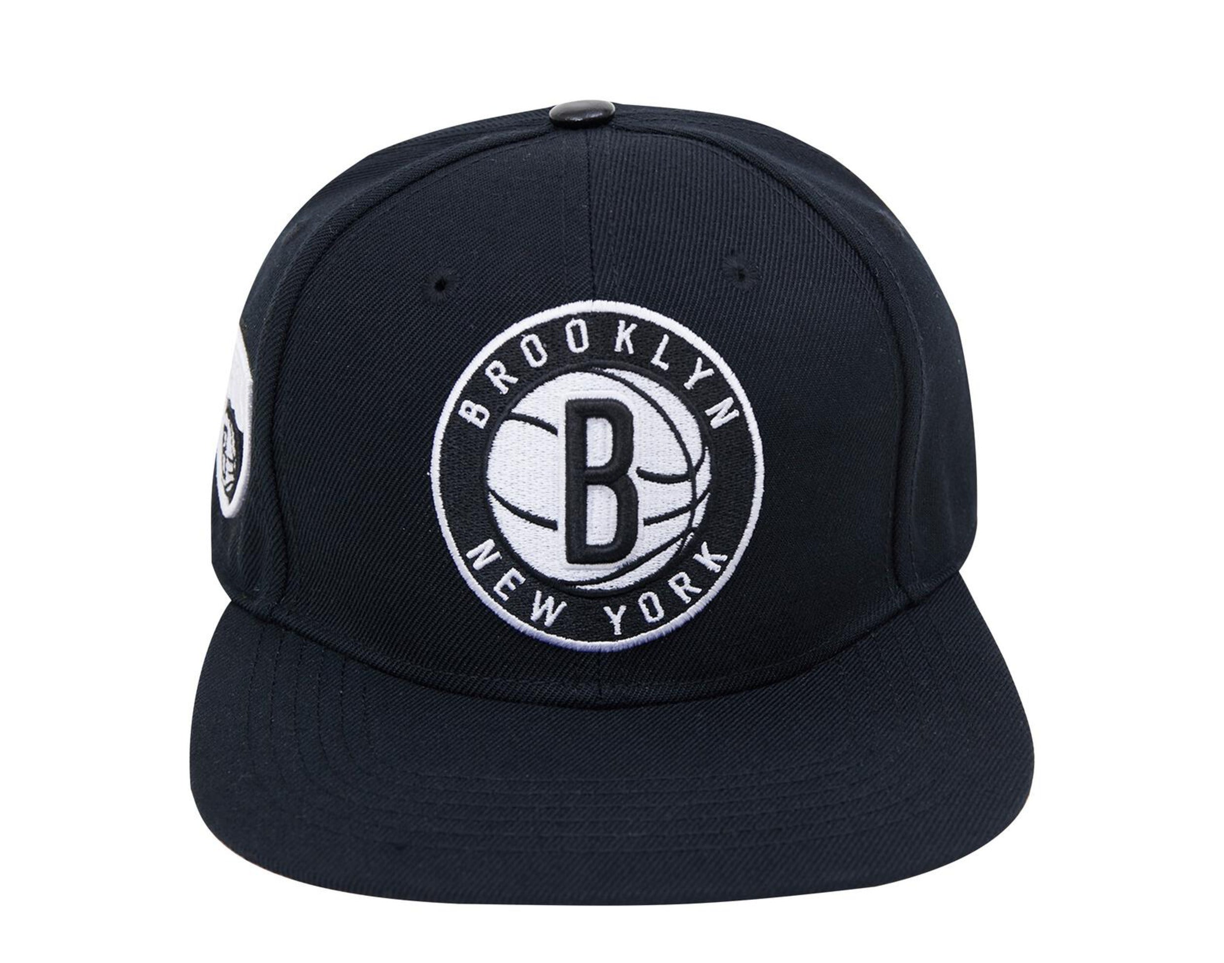 Pro Standard NBA Brooklyn Nets Team Logo Snapback Hat W/ Pink Undervisor