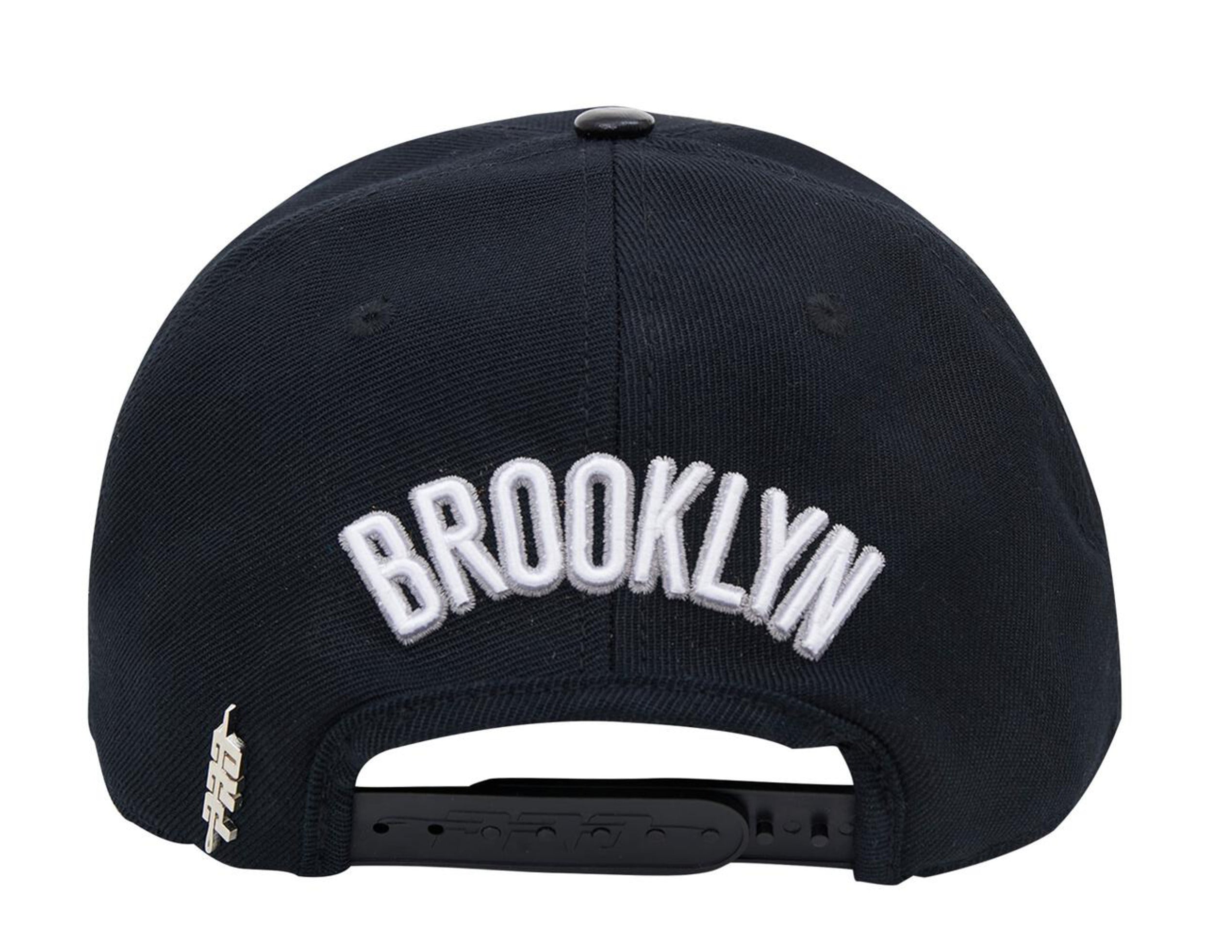 Pro Standard NBA Brooklyn Nets Team Logo Snapback Hat W/ Pink Undervisor