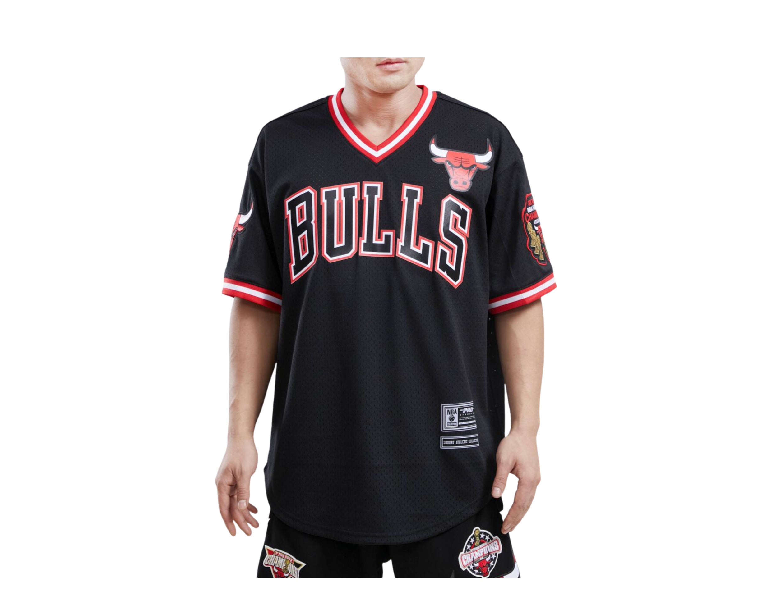 Pro Standard NBA Chicago Bulls Logo Pro Team Short Sleeve Mesh Shirt