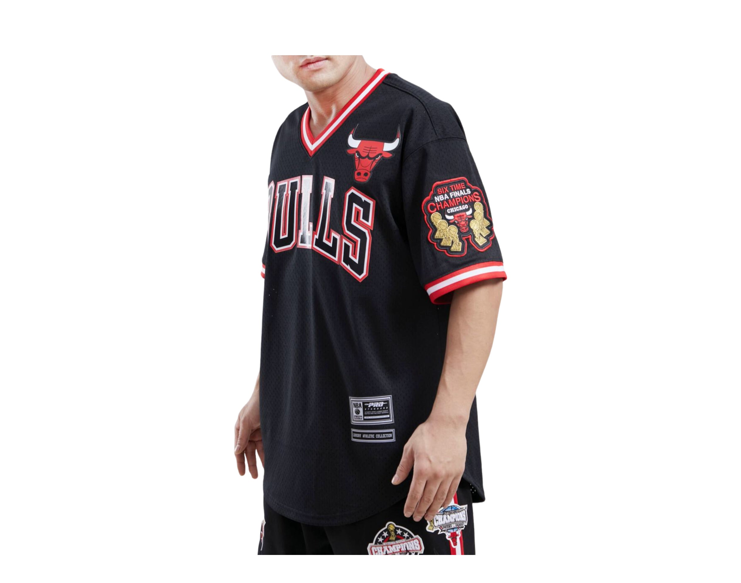 Pro Standard NBA Chicago Bulls Logo Pro Team Short Sleeve Mesh Shirt