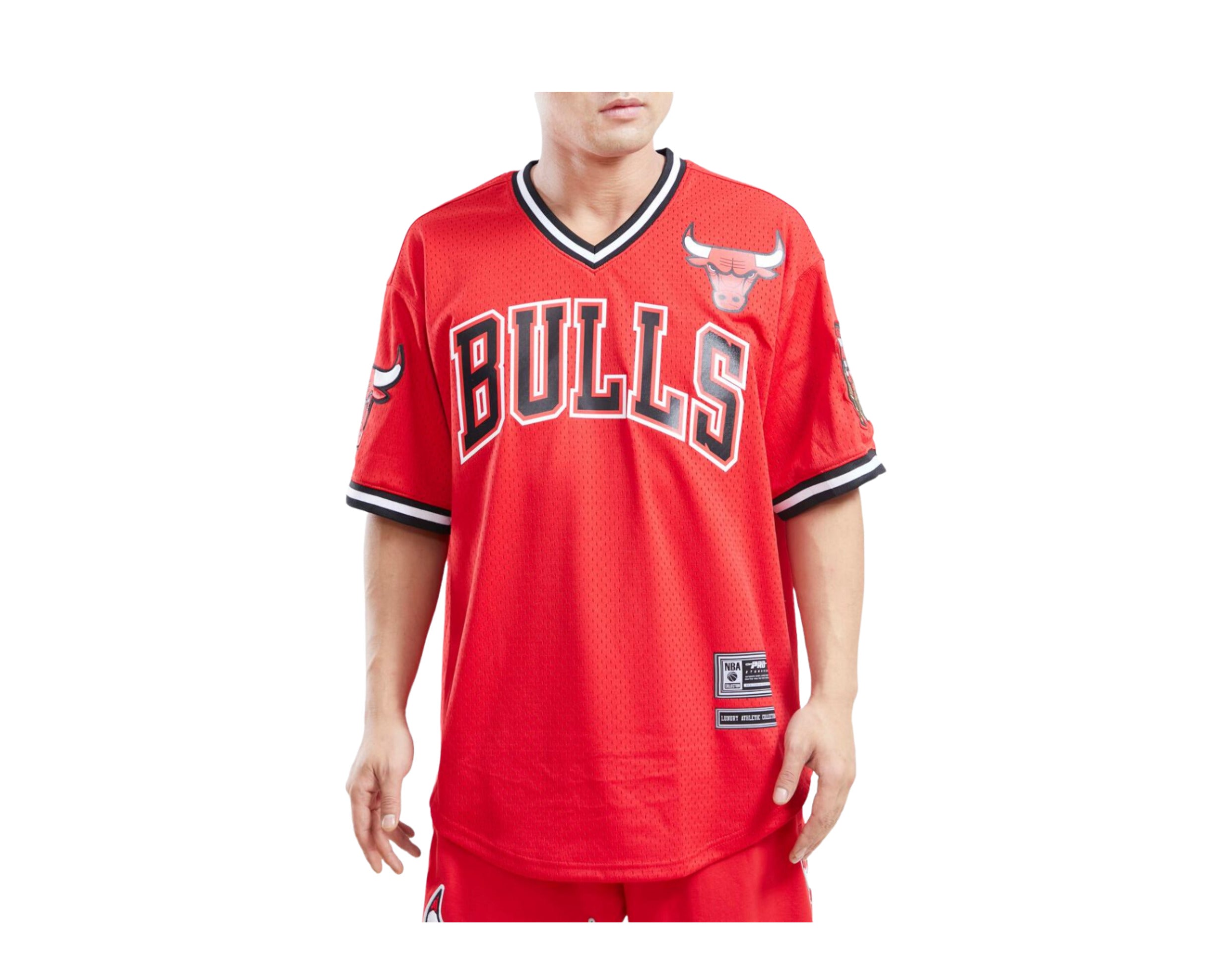 Pro Standard NBA Chicago Bulls Logo Pro Team Short Sleeve Mesh Shirt