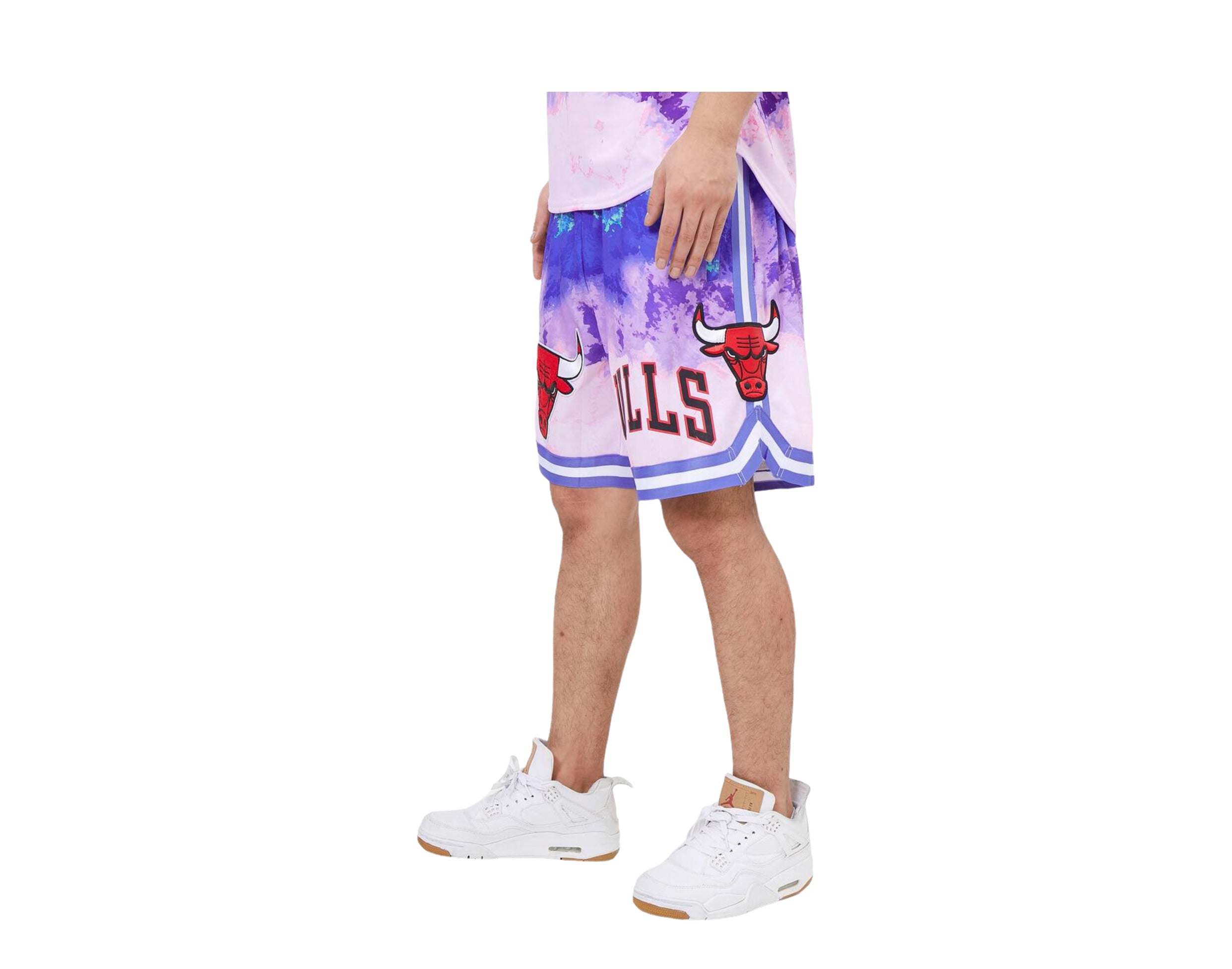 Pro Standard NBA Chicago Bulls Pro Team Pink Dye Men's Shorts