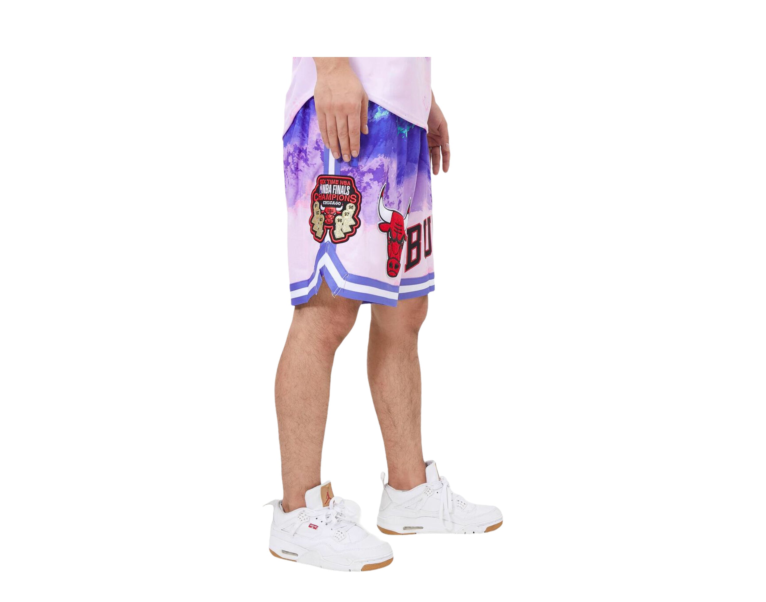 Pro Standard NBA Chicago Bulls Pro Team Pink Dye Men's Shorts