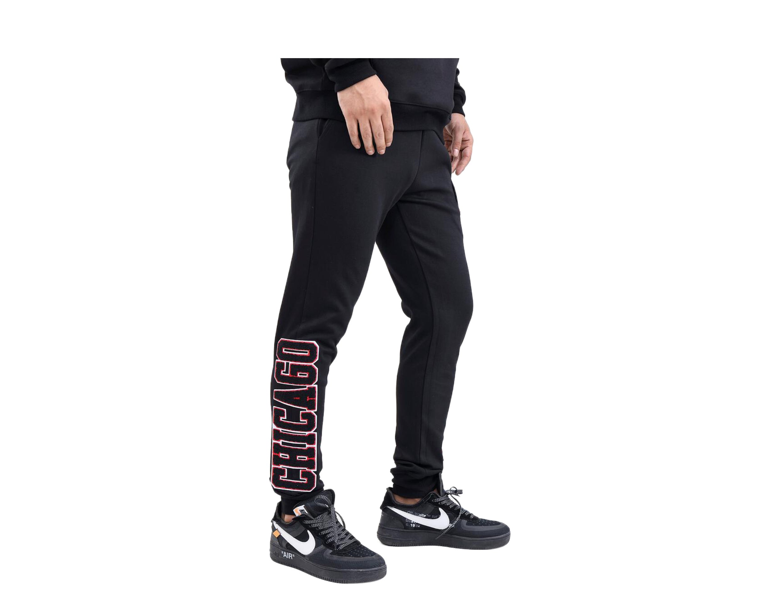 Pro Standard NBA Chicago Bulls Logo Blended Joggers Men's Pants