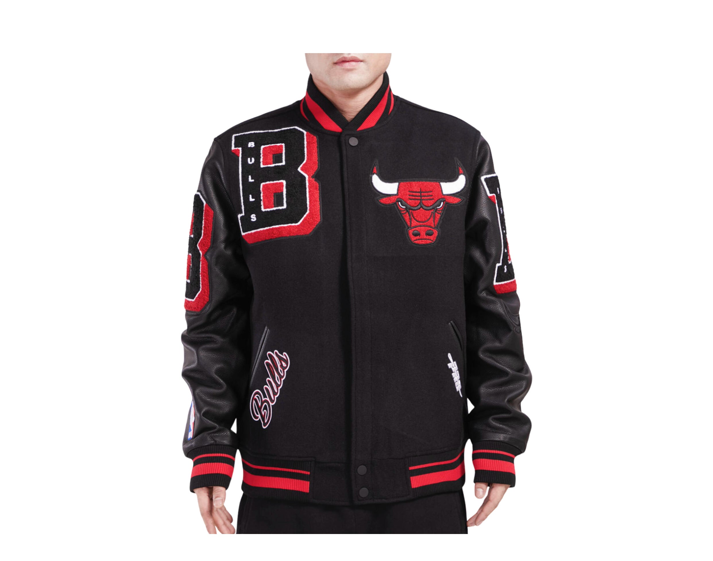 Pro Standard NBA Chicago Bulls Mash Up Logo Varsity Men's Jacket