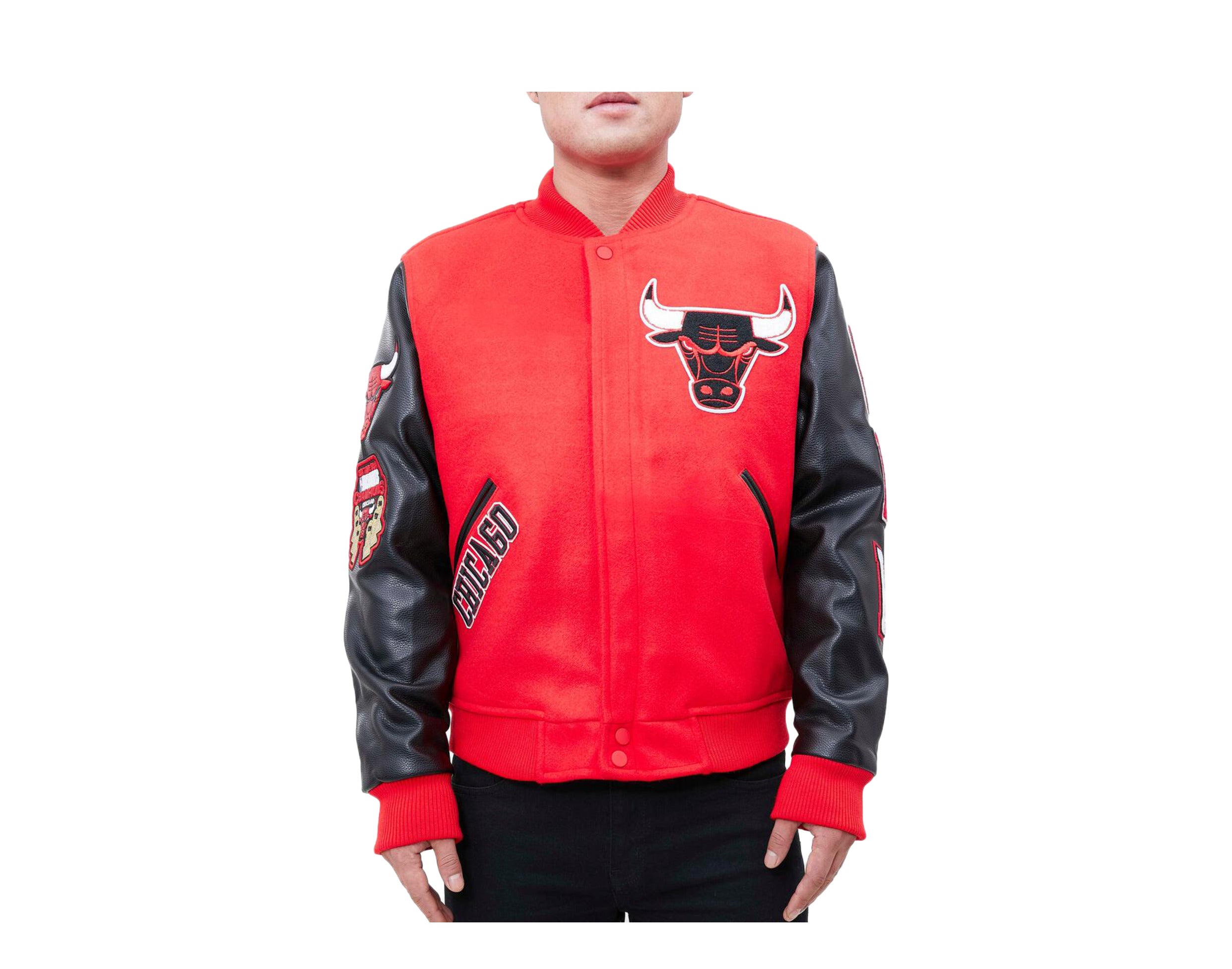 Pro Standard NBA Chicago Bulls Logo Blended Varsity Men's Jacket