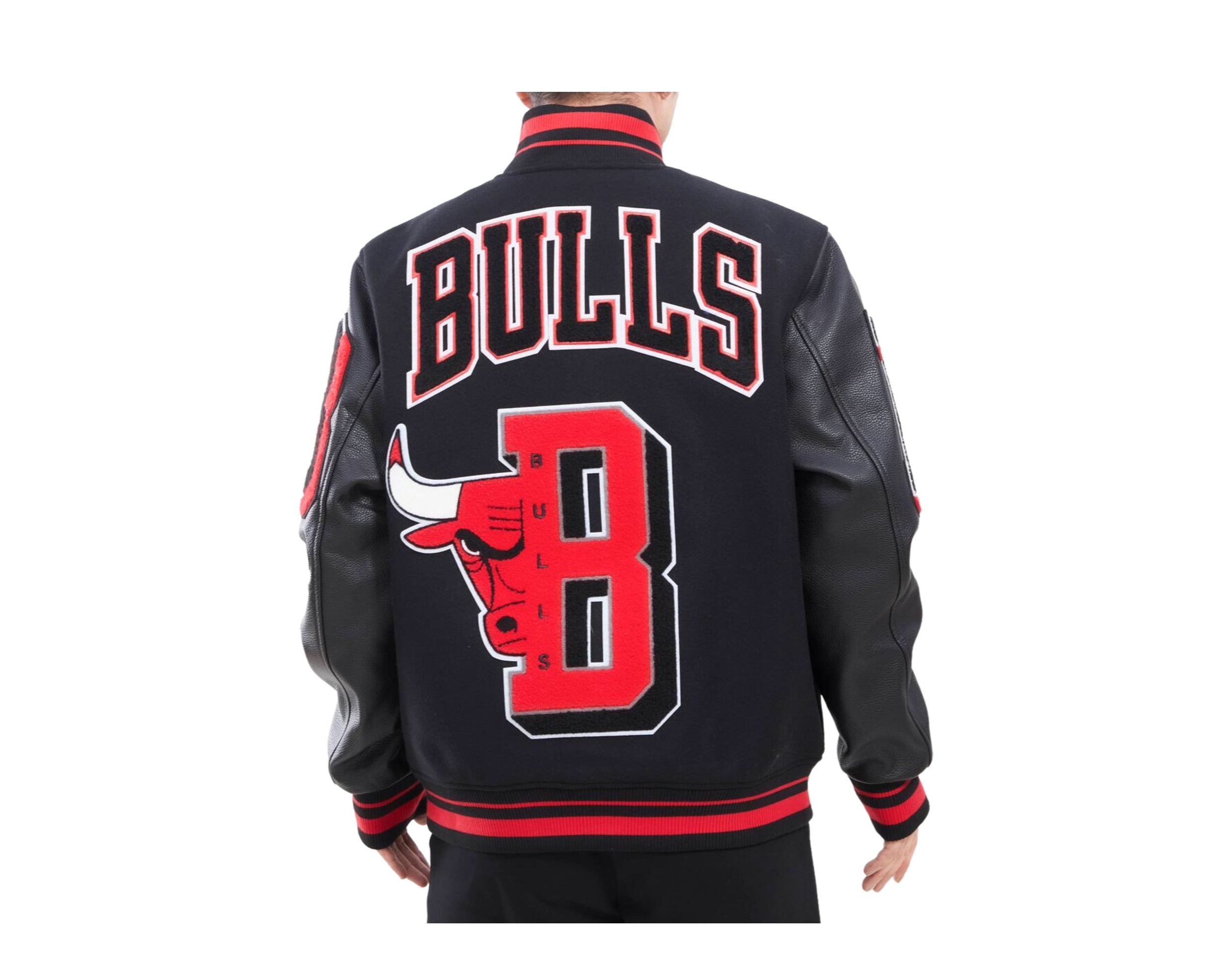 Pro Standard NBA Chicago Bulls Mash Up Logo Varsity Men's Jacket