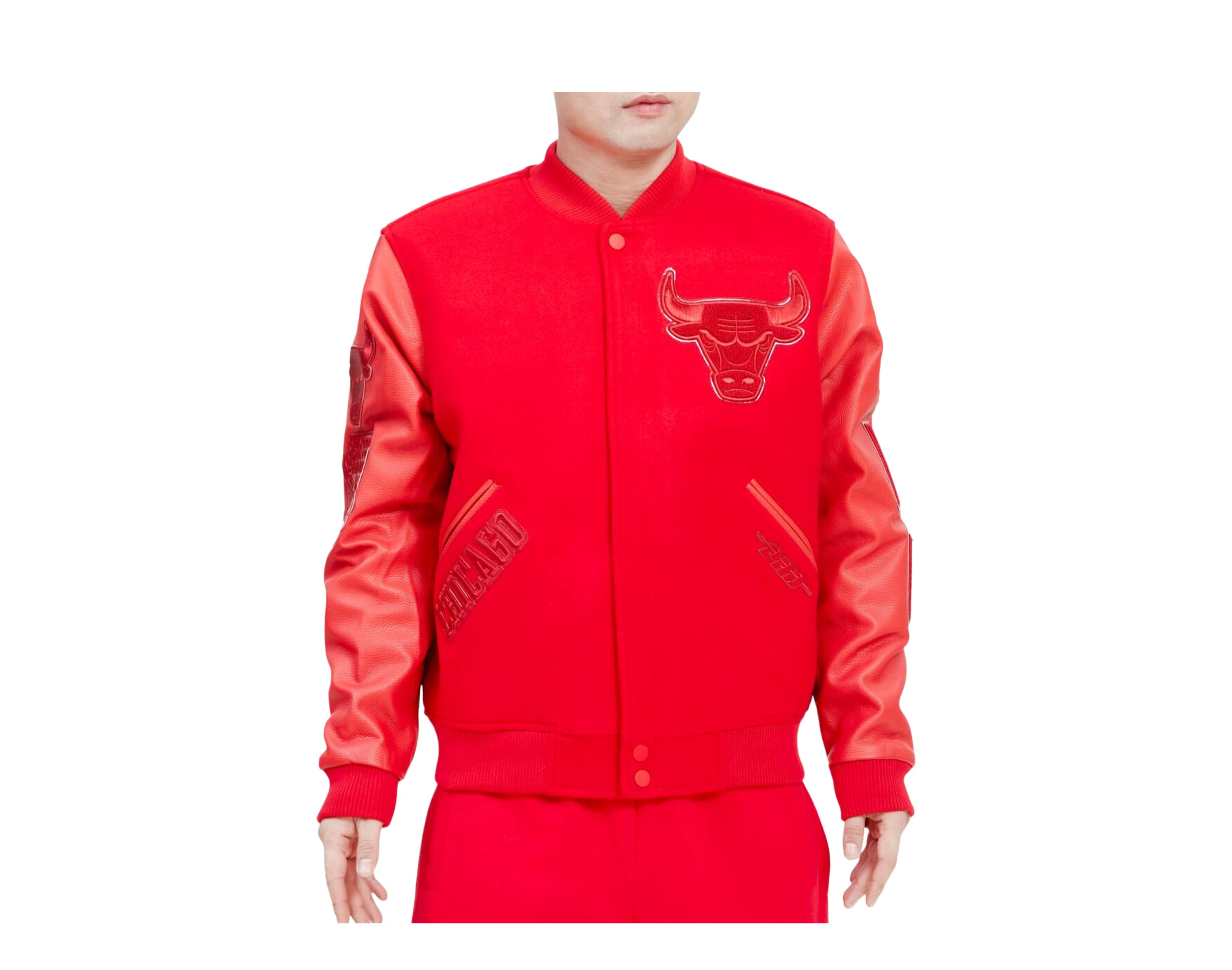 Pro Standard NBA Chicago Bulls Triple Red Varsity Men's Jacket