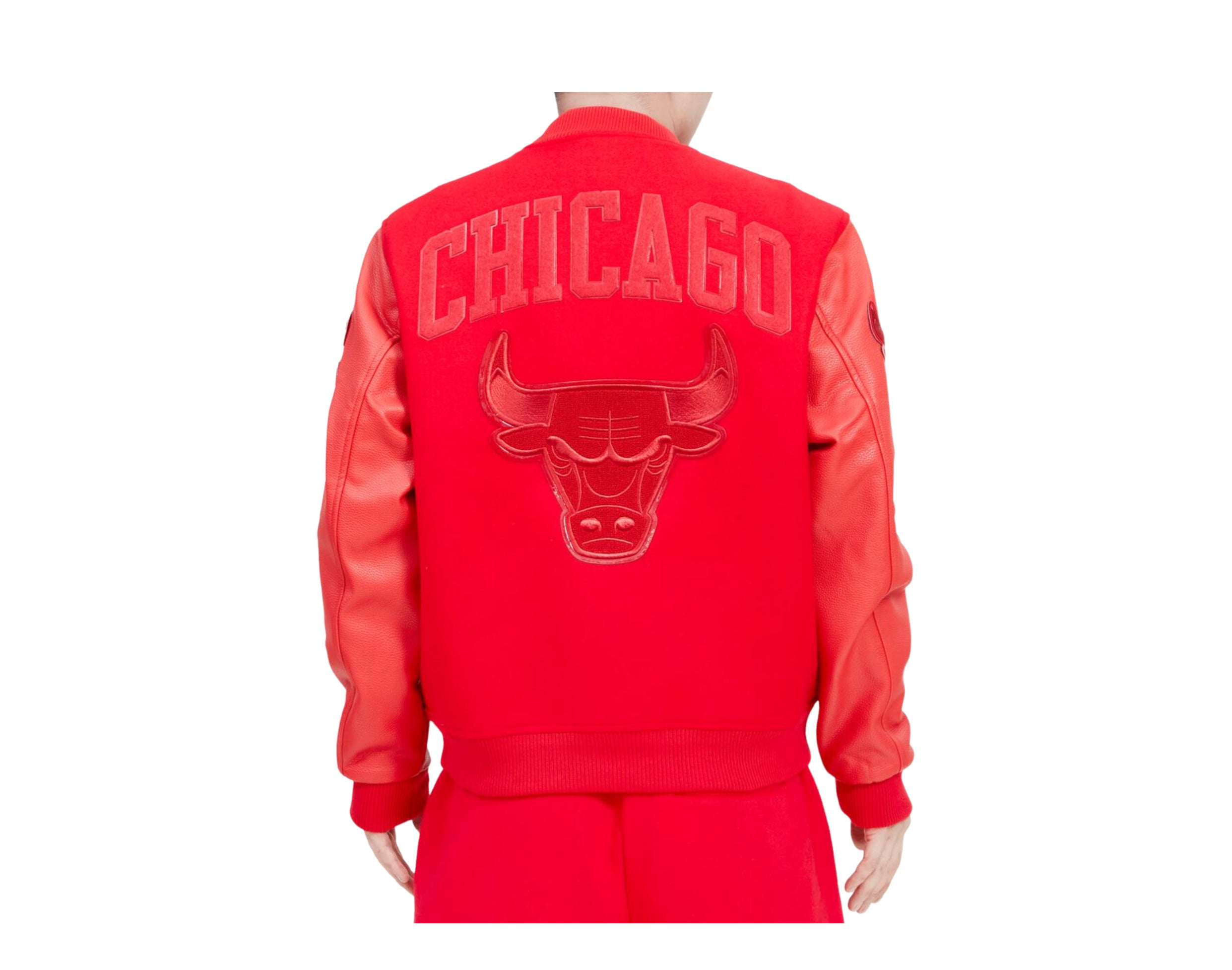 Pro Standard NBA Chicago Bulls Triple Red Varsity Men's Jacket