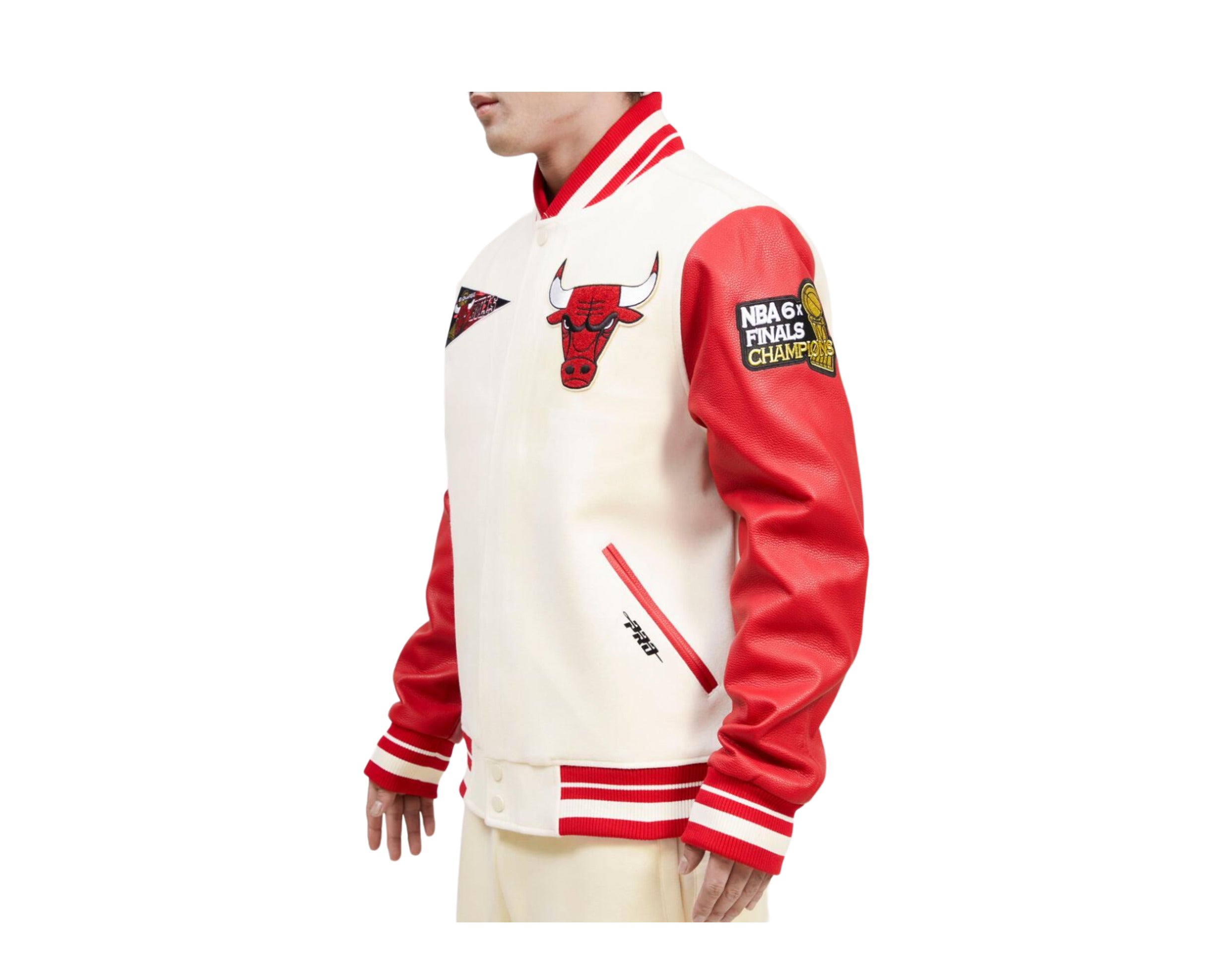 Maker of Jacket NBA Teams Chicago Bulls 6X Champion Finals Varsity Jacket