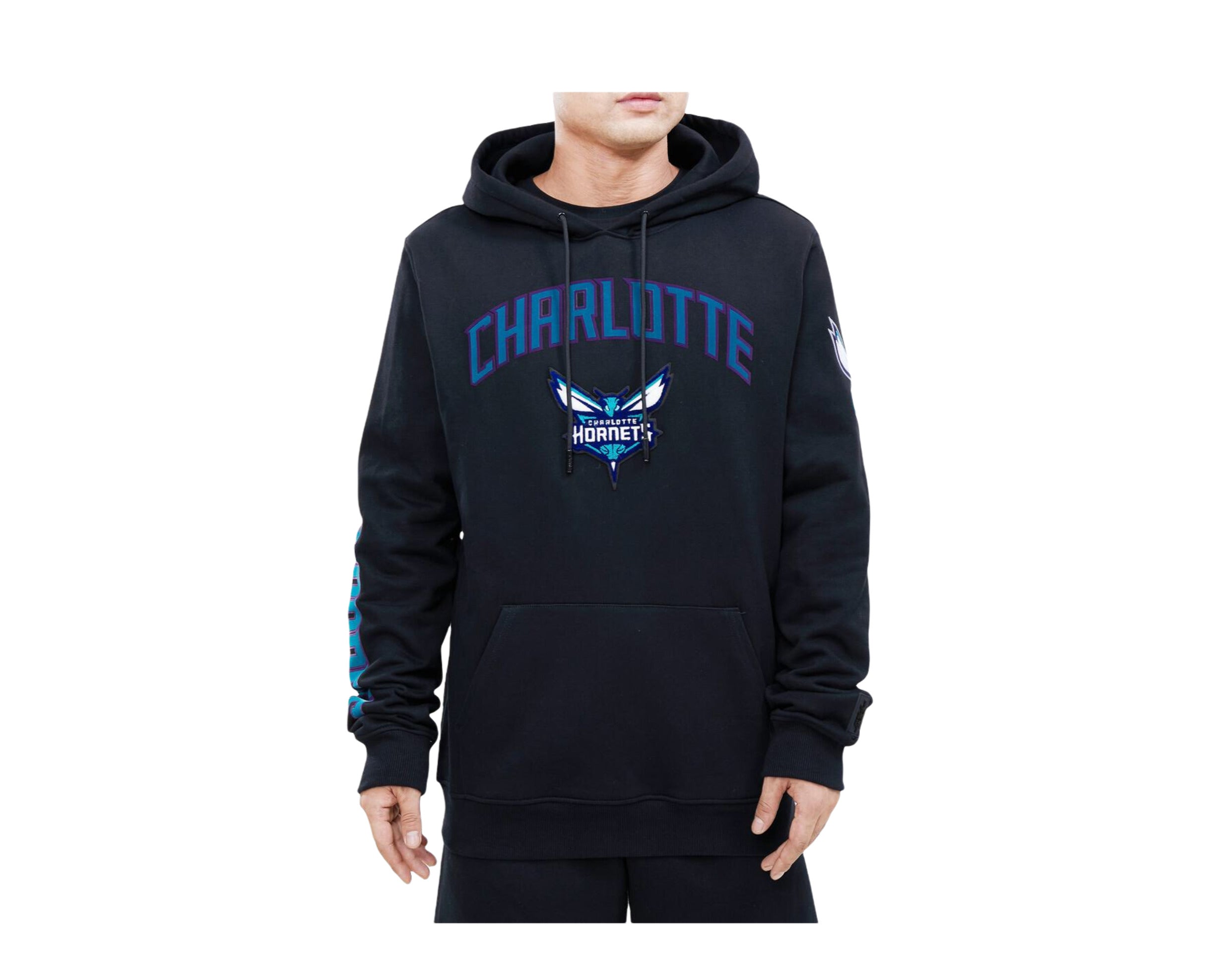 Pro Standard NBA Charlotte Hornets Stacked Logo P/O Hoodie