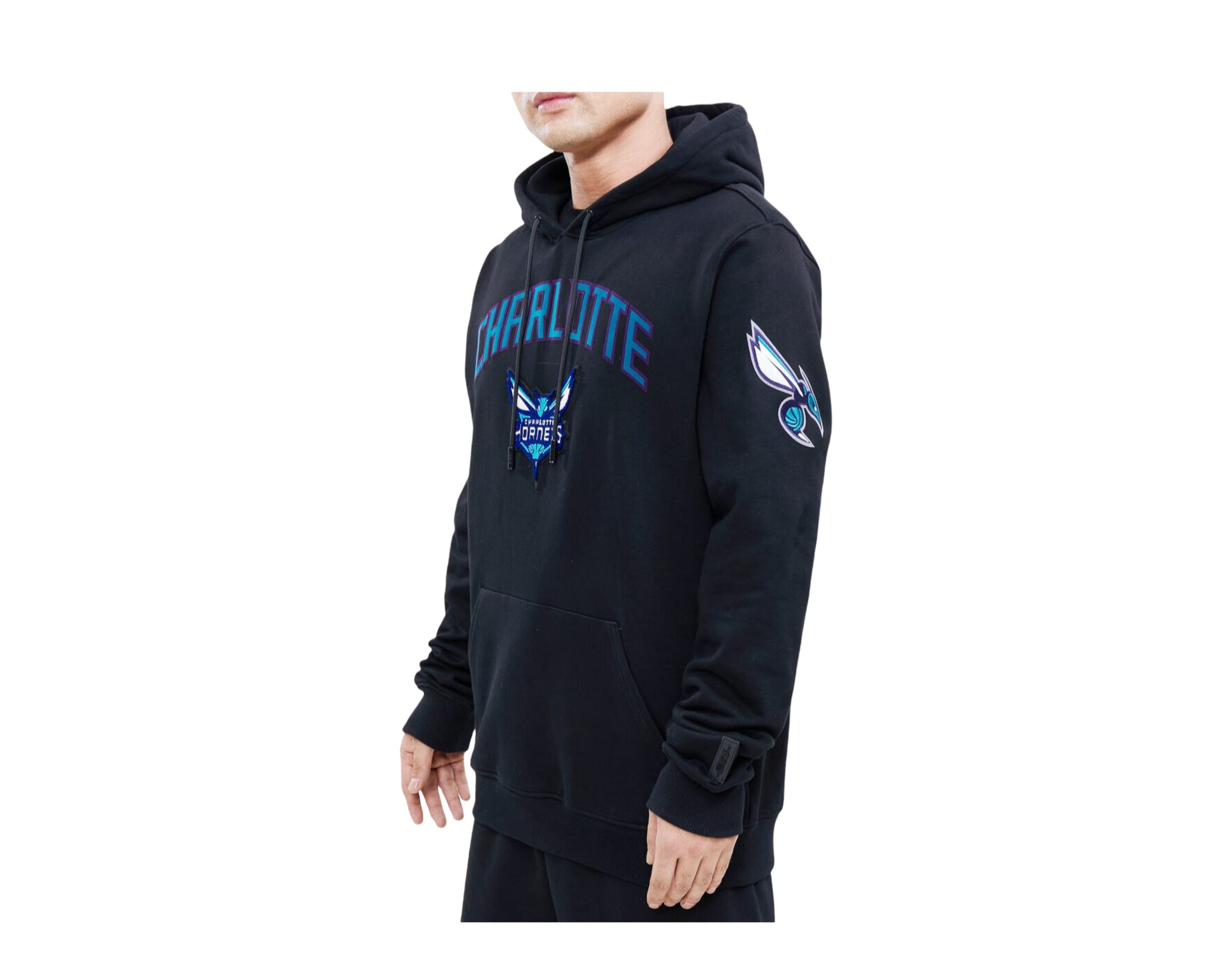 Pro Standard NBA Charlotte Hornets Stacked Logo P/O Hoodie