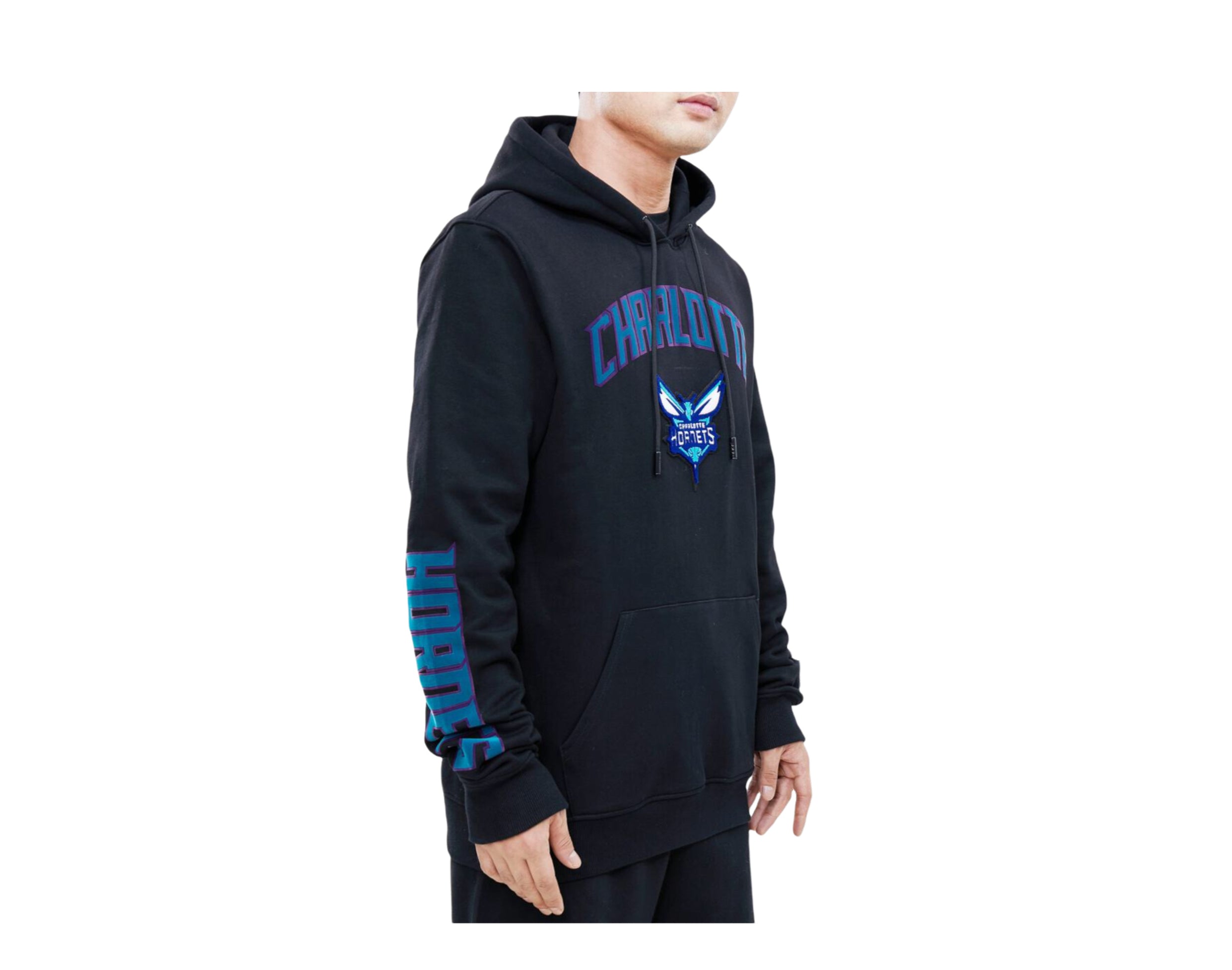 Pro Standard NBA Charlotte Hornets Stacked Logo P/O Hoodie