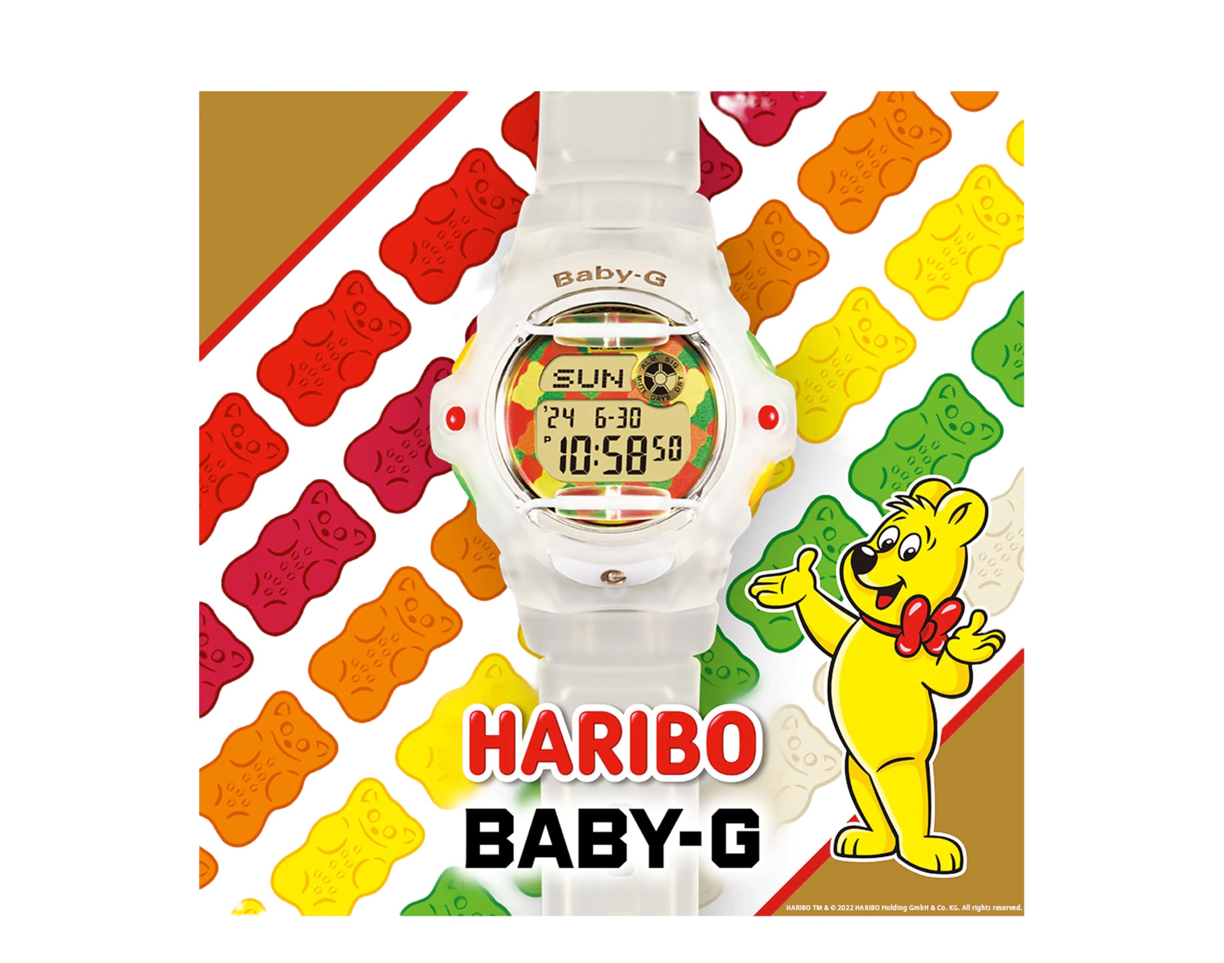 Casio G-Shock Baby-G x HARIBO BG169HRB Digital Resin Watch