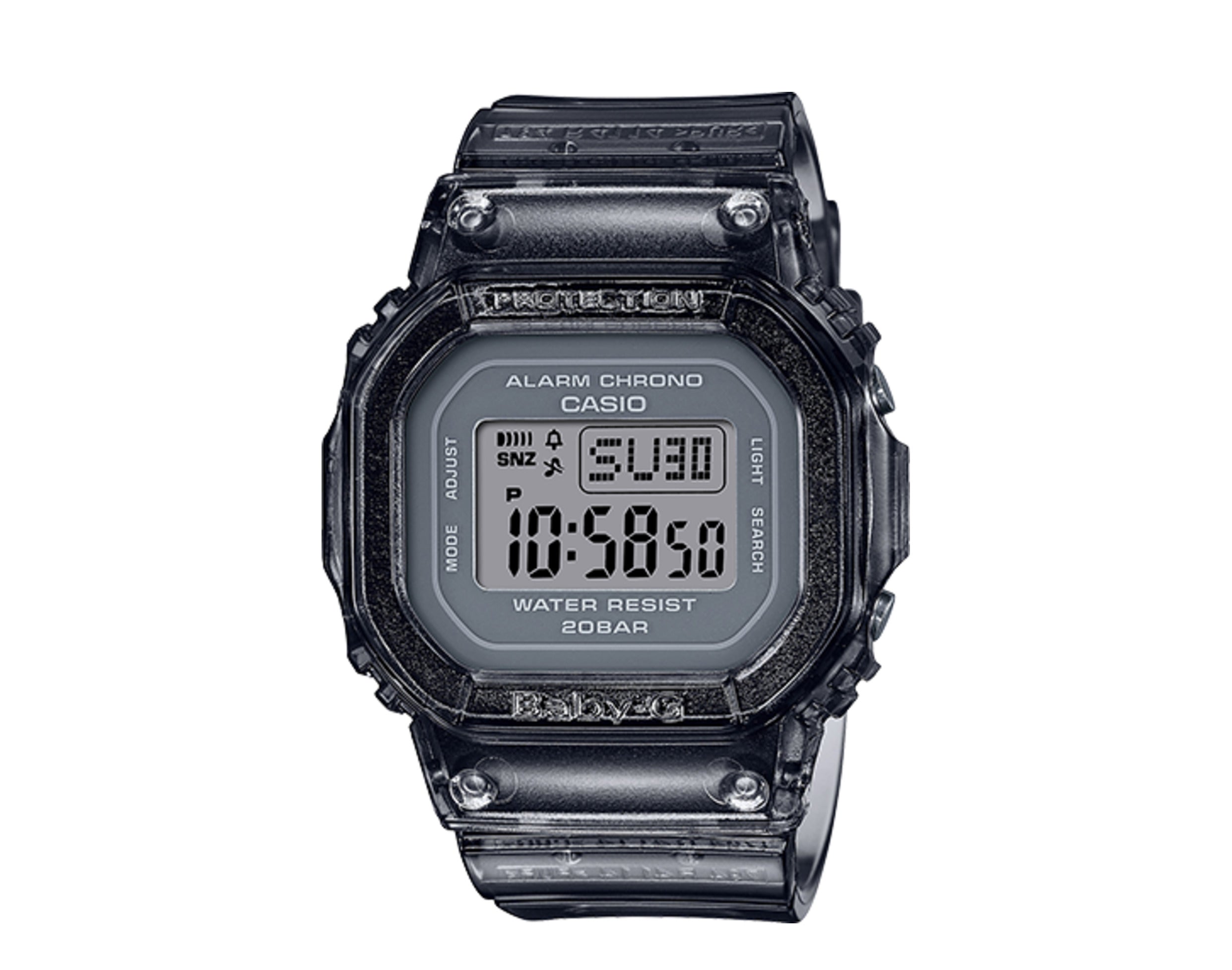 Casio G-Shock Baby-G BGD560S Semi-Transparent Shock Digital Resin Watch