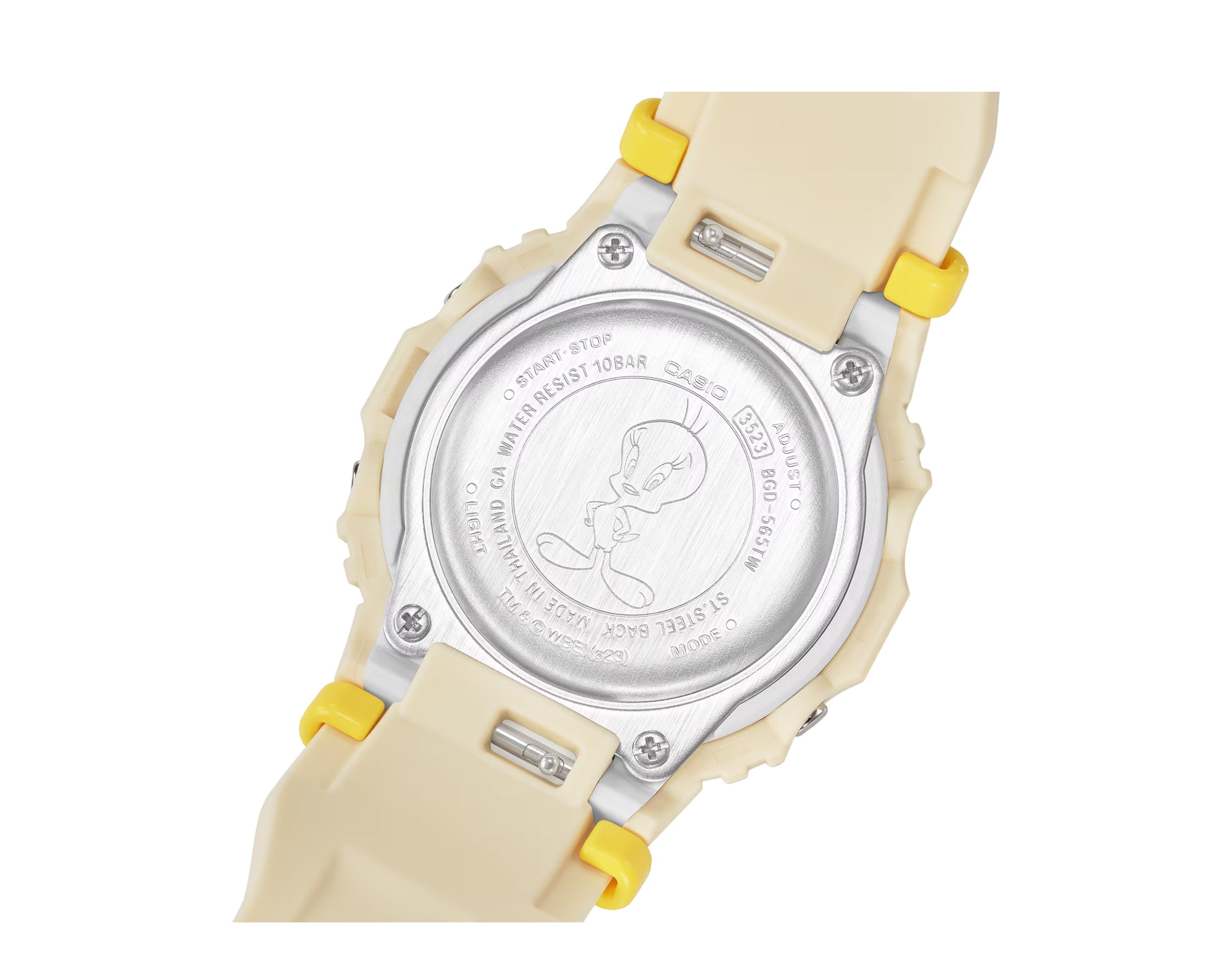 Casio G-Shock Baby-G x Tweety Looney Tunes BGD565TW Digital Resin Watch