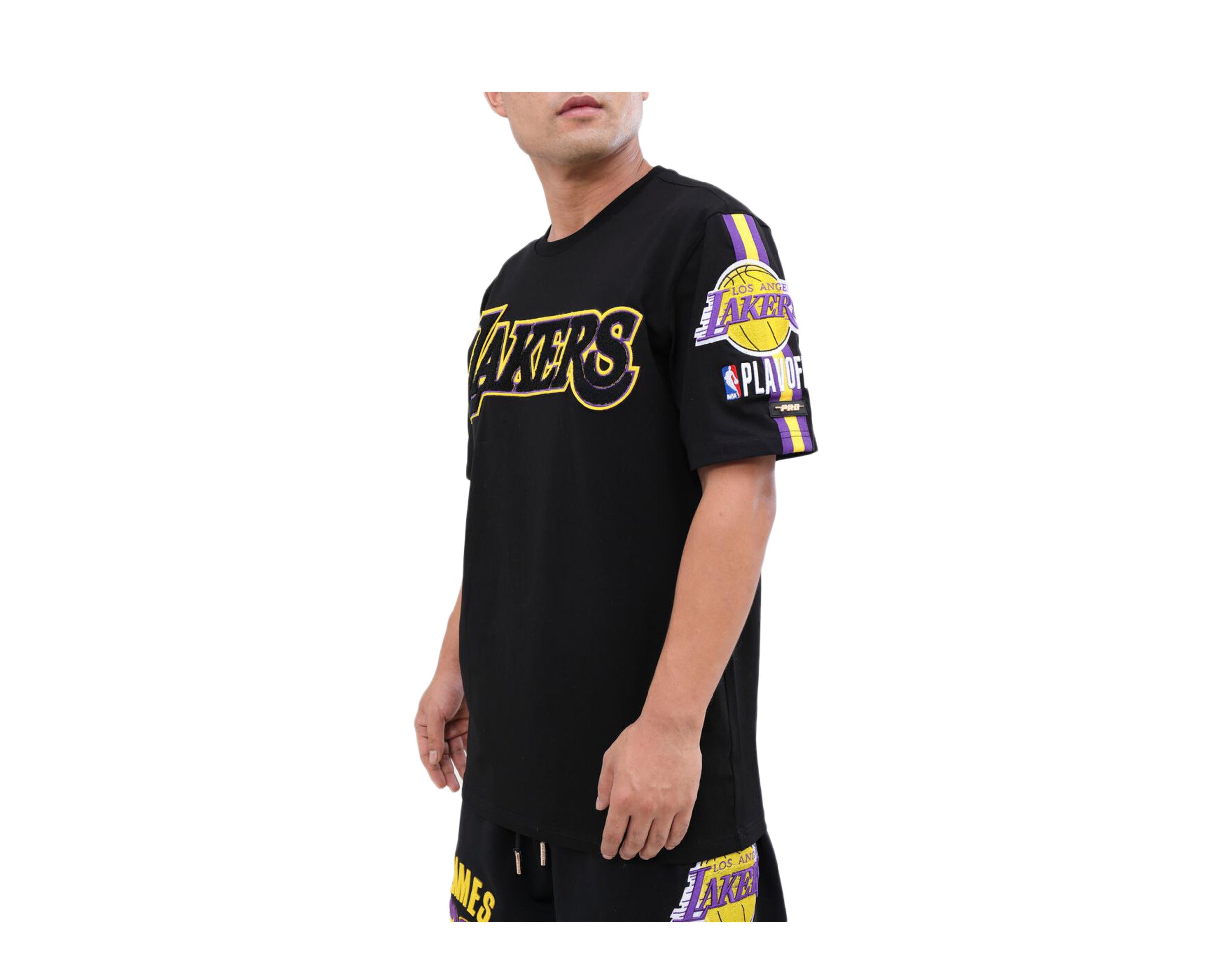 Pro Standard NBA Los Angeles Lakers Pro Team Mens Black T-Shirt Or Shorts