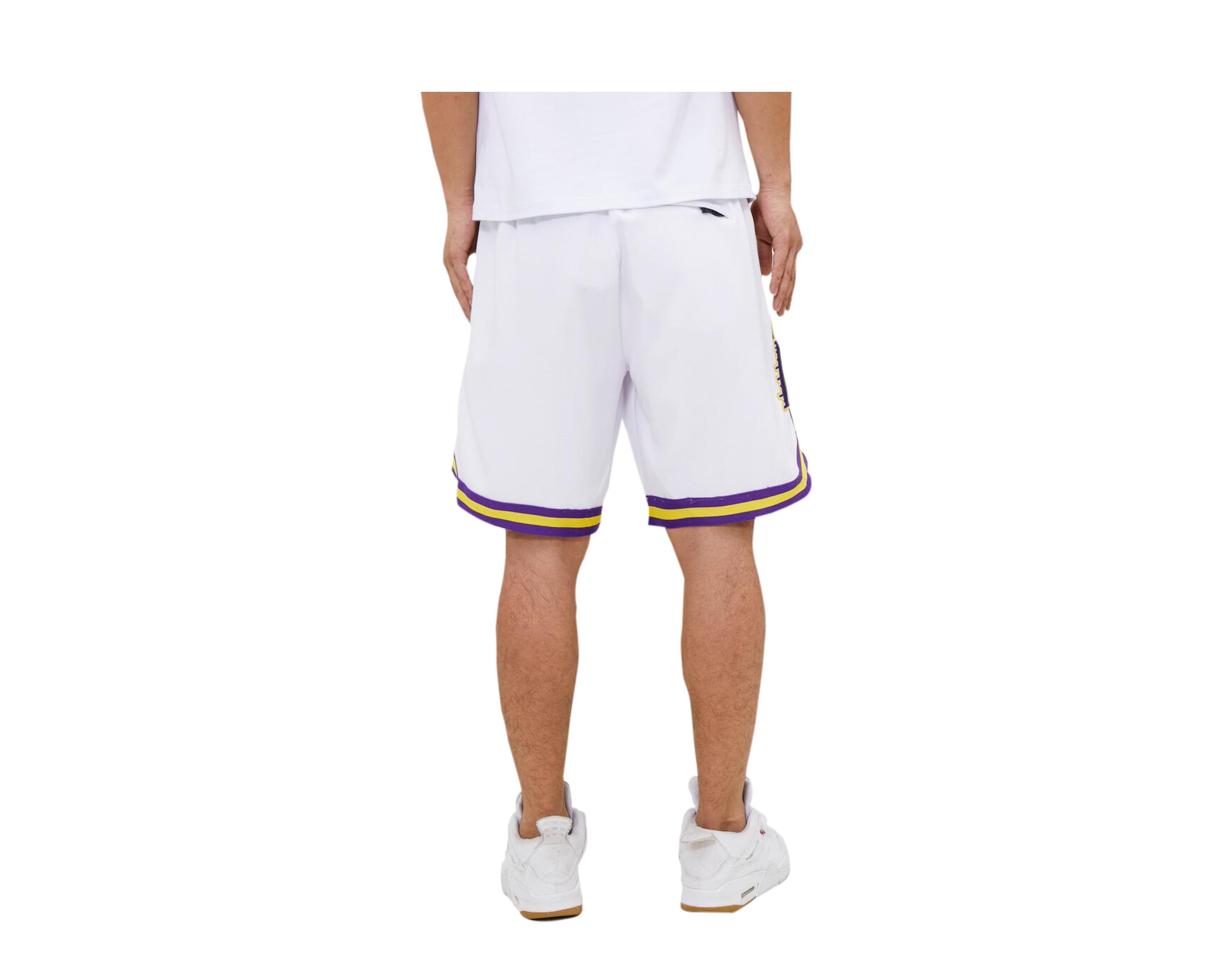 Men's Los Angeles Lakers Pro Standard White Team Shorts