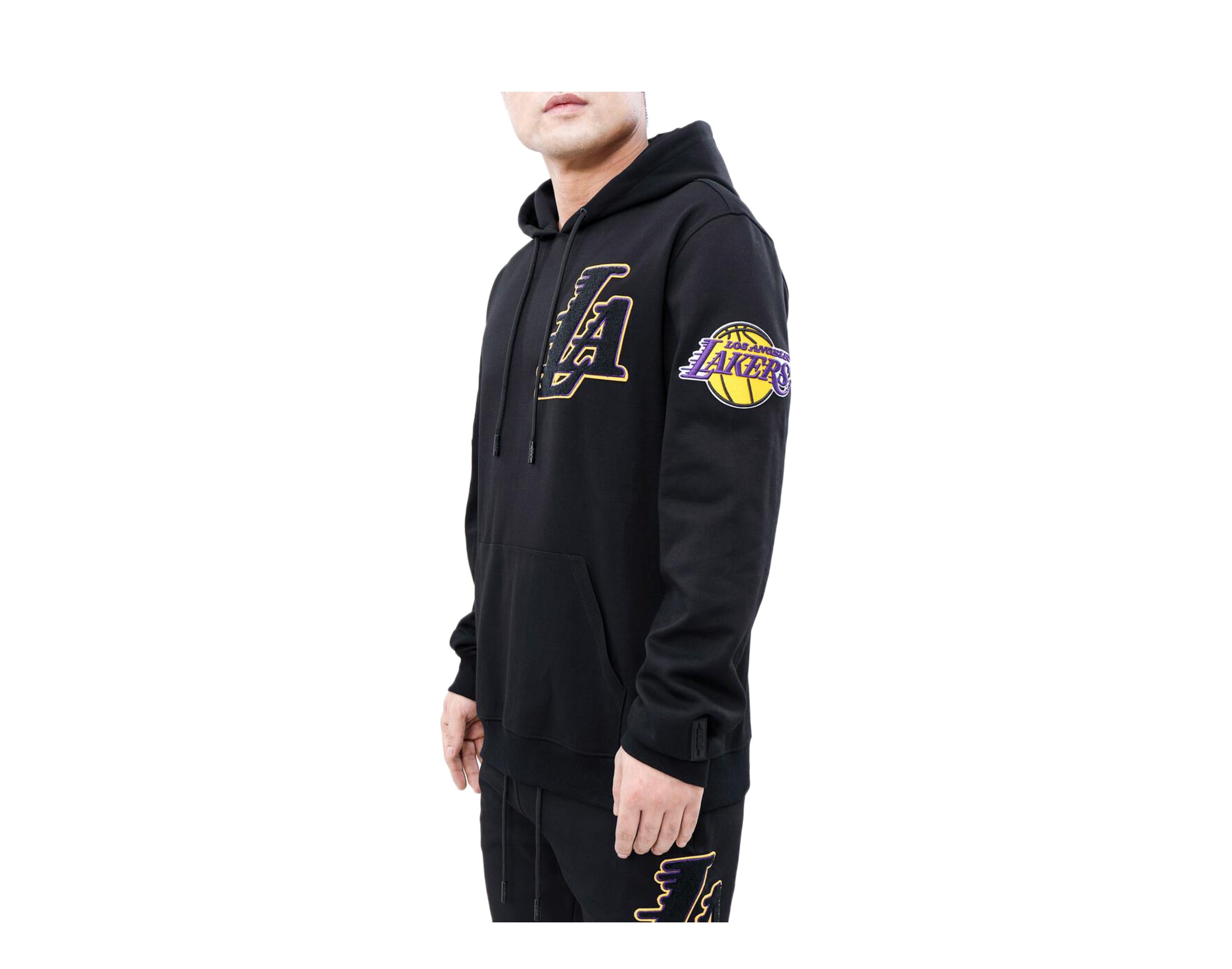 Men's Los Angeles Lakers Pro Standard Gold Chenille Team Pullover Hoodie