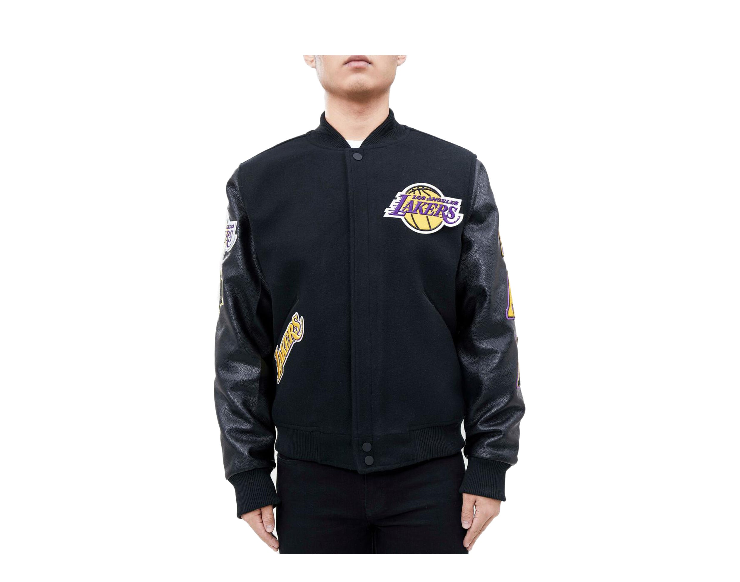 Pro Standard NBA Los Angeles Lakers Logo Blended Varsity Men's Jacket