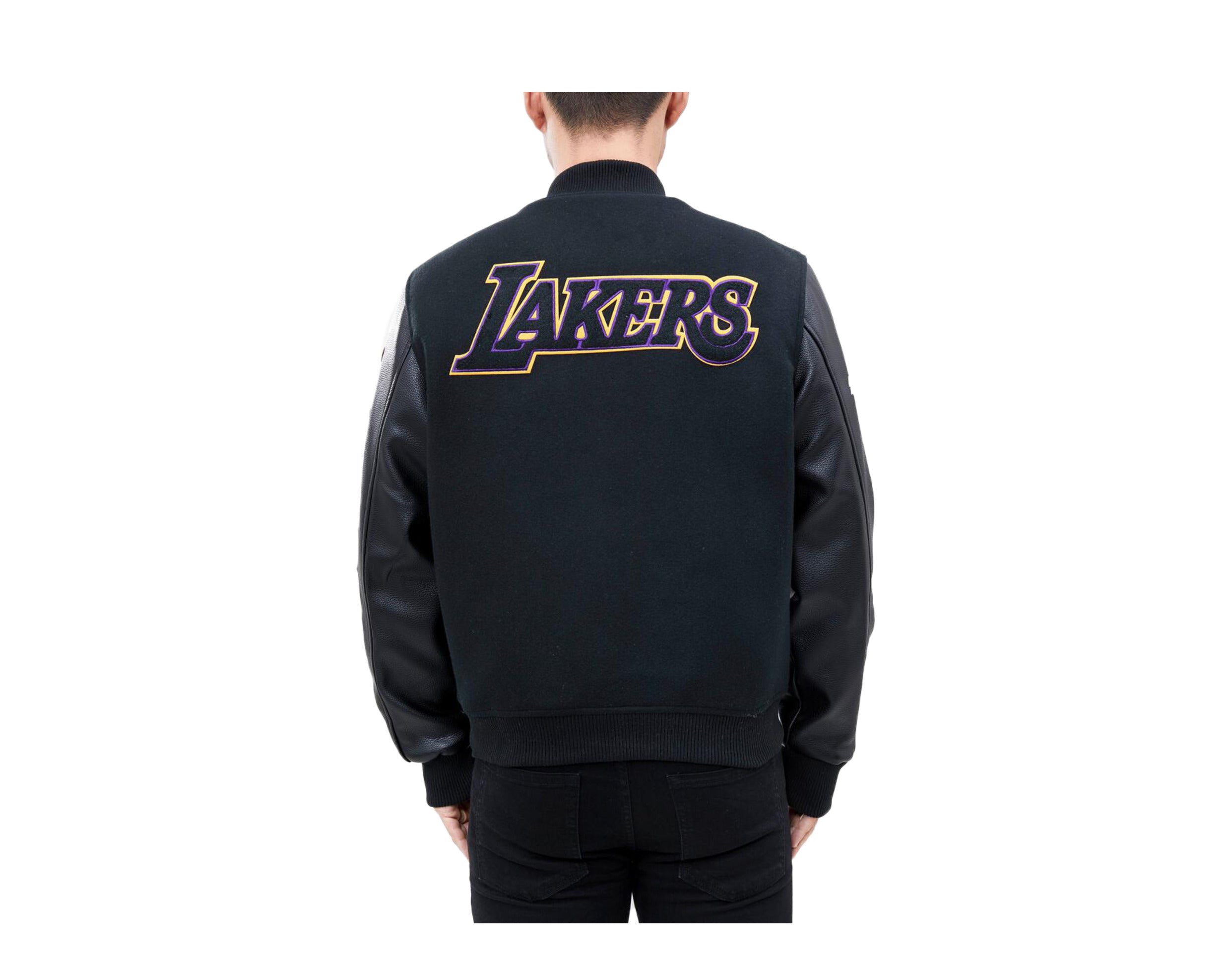 Pro Standard NBA Los Angeles Lakers Logo Blended Varsity Men's Jacket