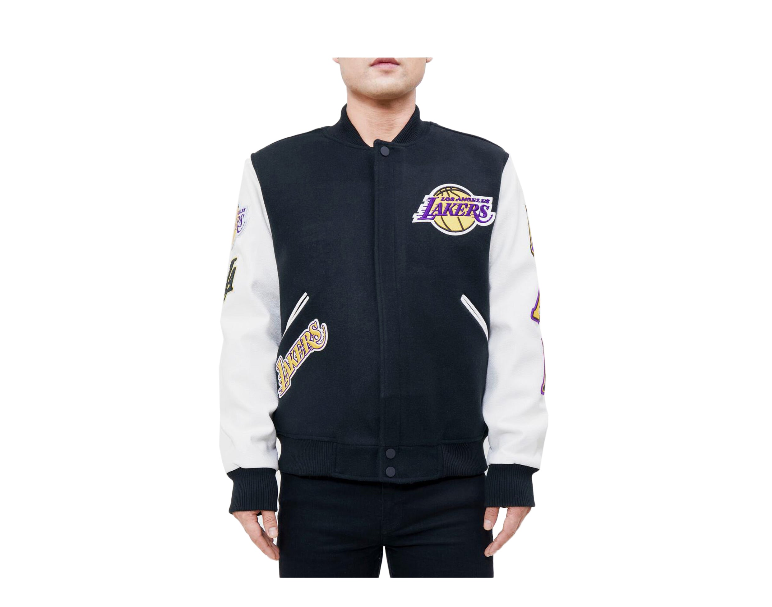 Pro Standard NBA Los Angeles Lakers Logo Blended Varsity Men's Jacket