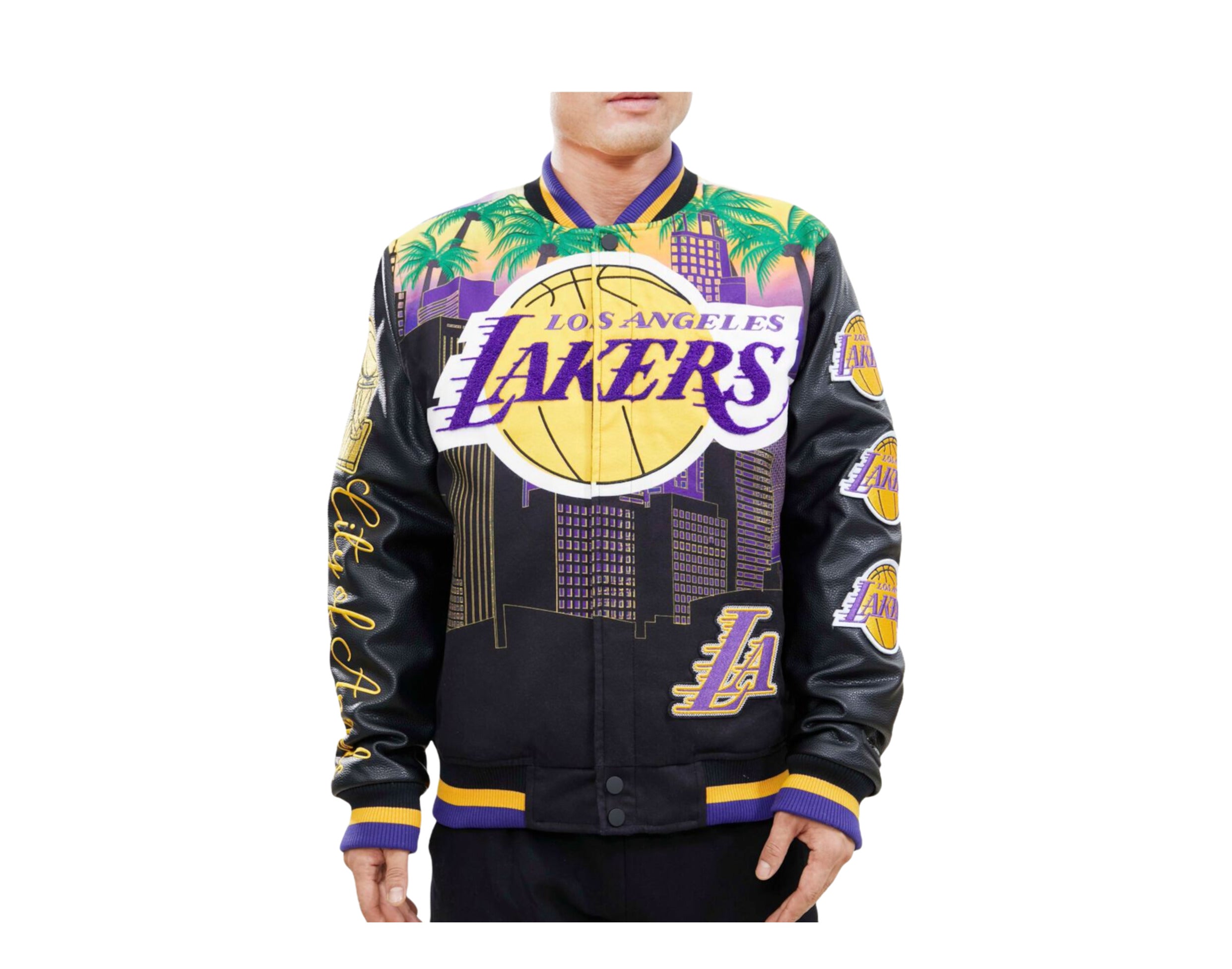 Pro Standard NBA Los Angeles Lakers Remix Varsity Jacket