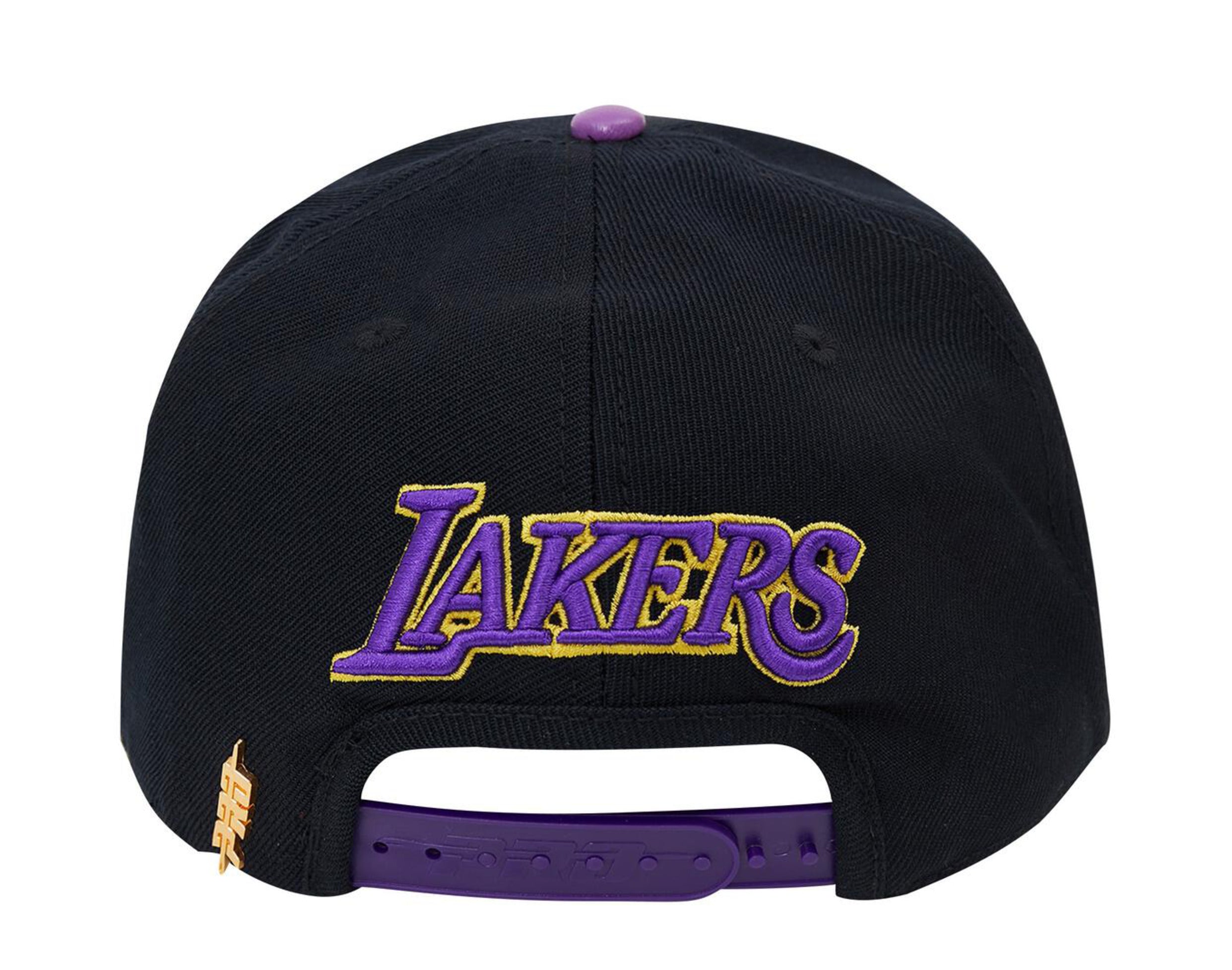 Pro Standard NBA Los Angeles Lakers Crown Team Logo Snapback Hat W/ Pink Undervisor