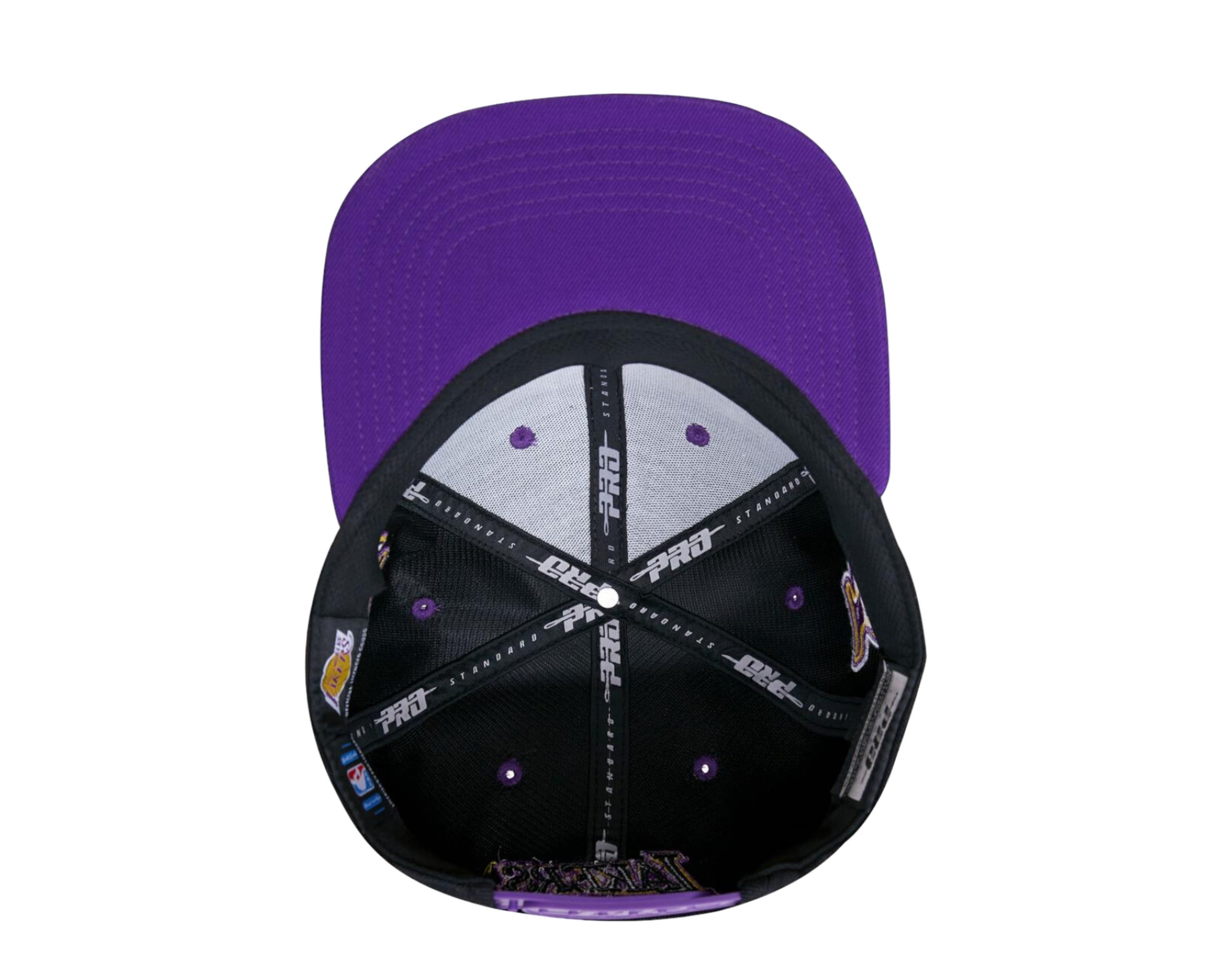 Pro Standard Men Los Angeles Lakers City Snapback Hat (Purple Pink)