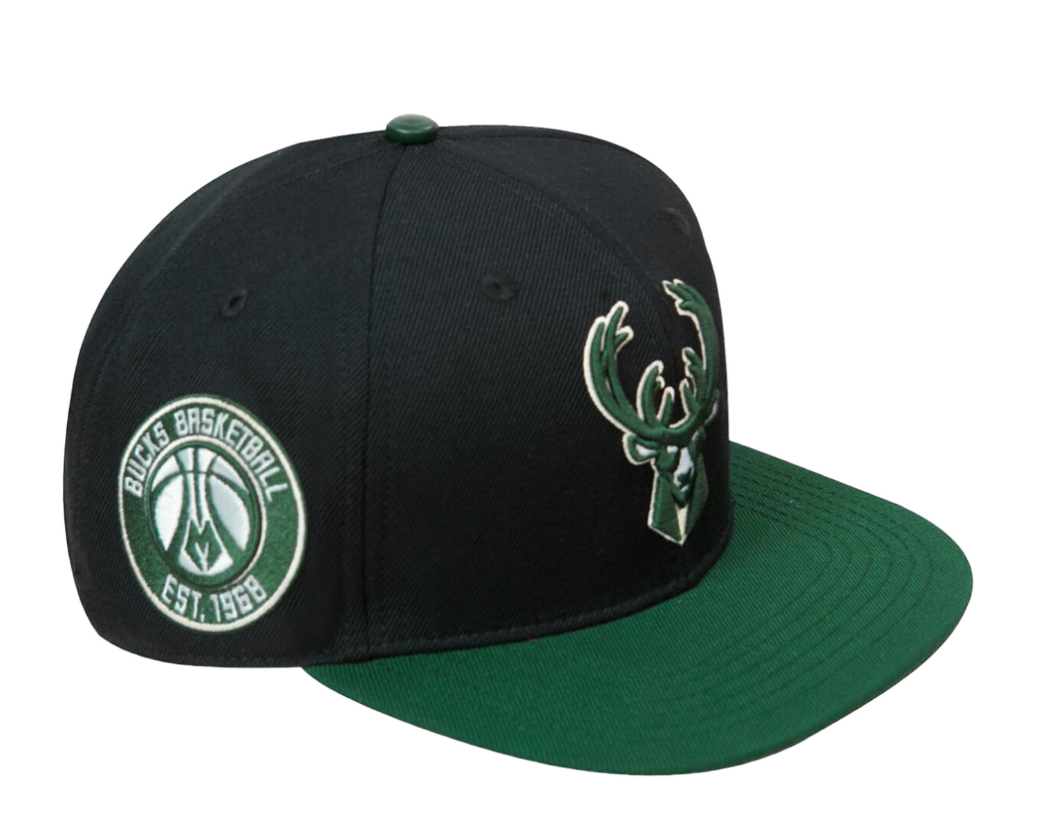 Pro Standard NBA Milwaukee Bucks Retro Classic Logo Snapback Hat