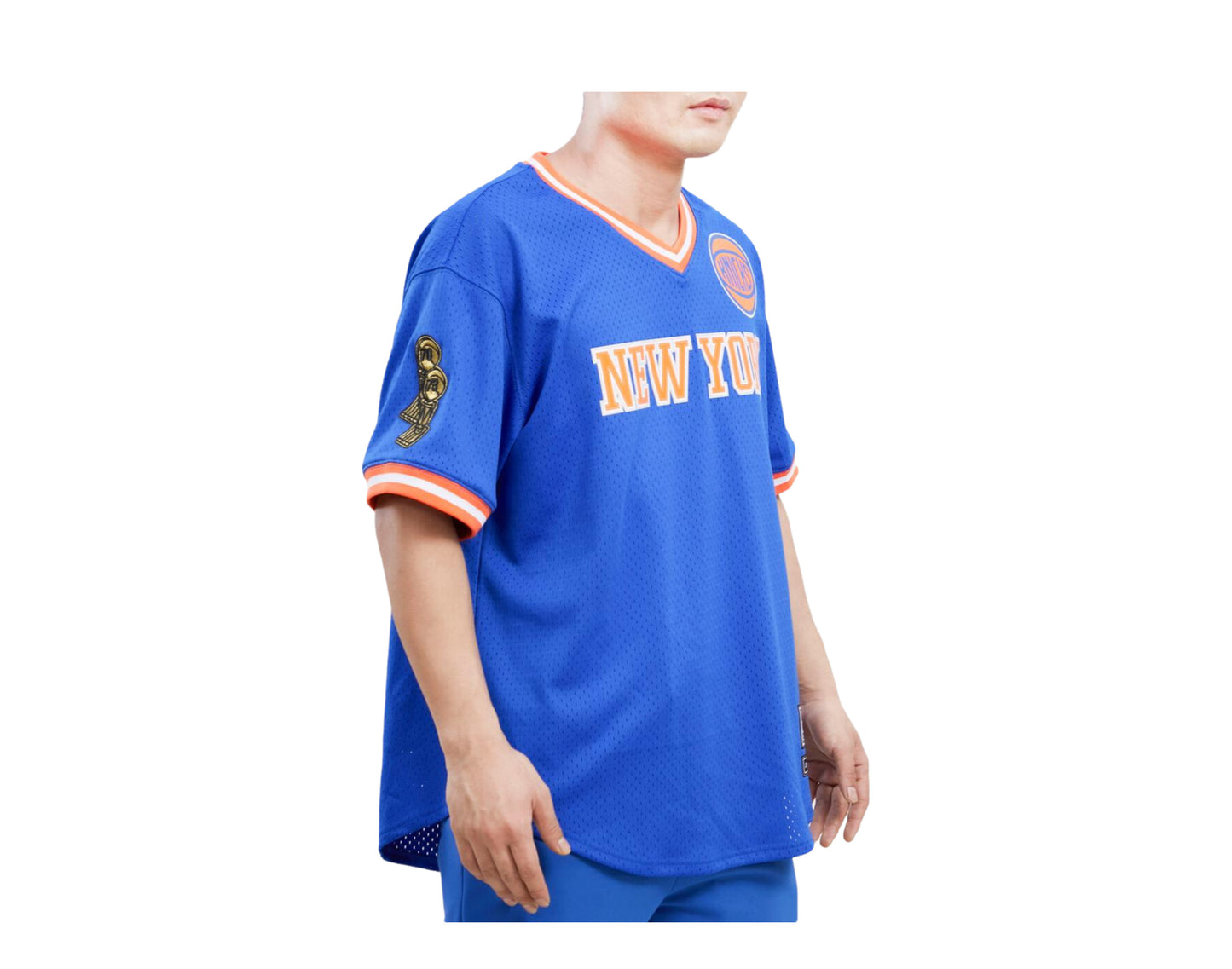 Pro Standard NBA New York Knicks Logo Pro Team Short Sleeve Mesh Shirt