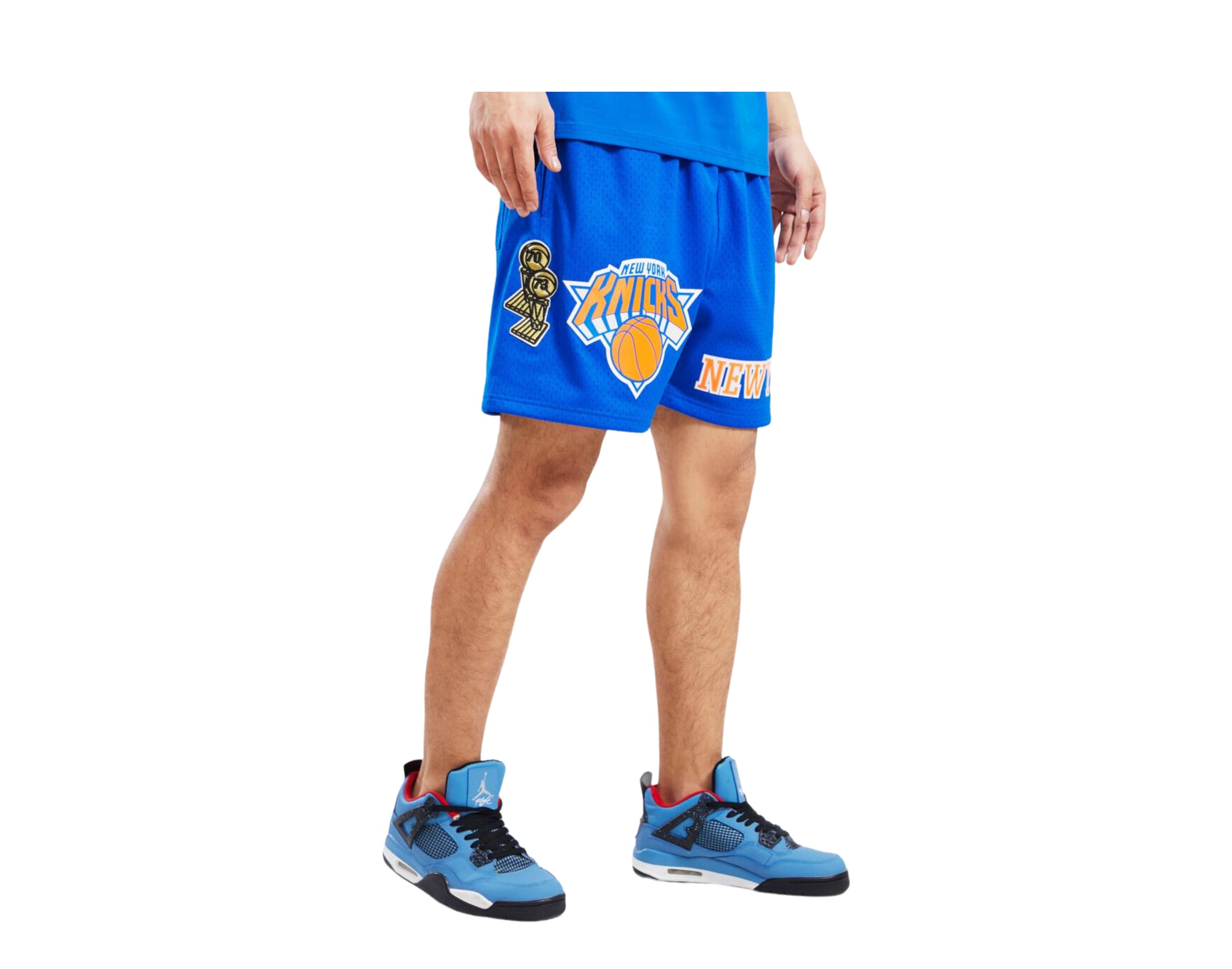 Pro Standard NBA New York Knicks Logo Pro Team Mesh Shorts