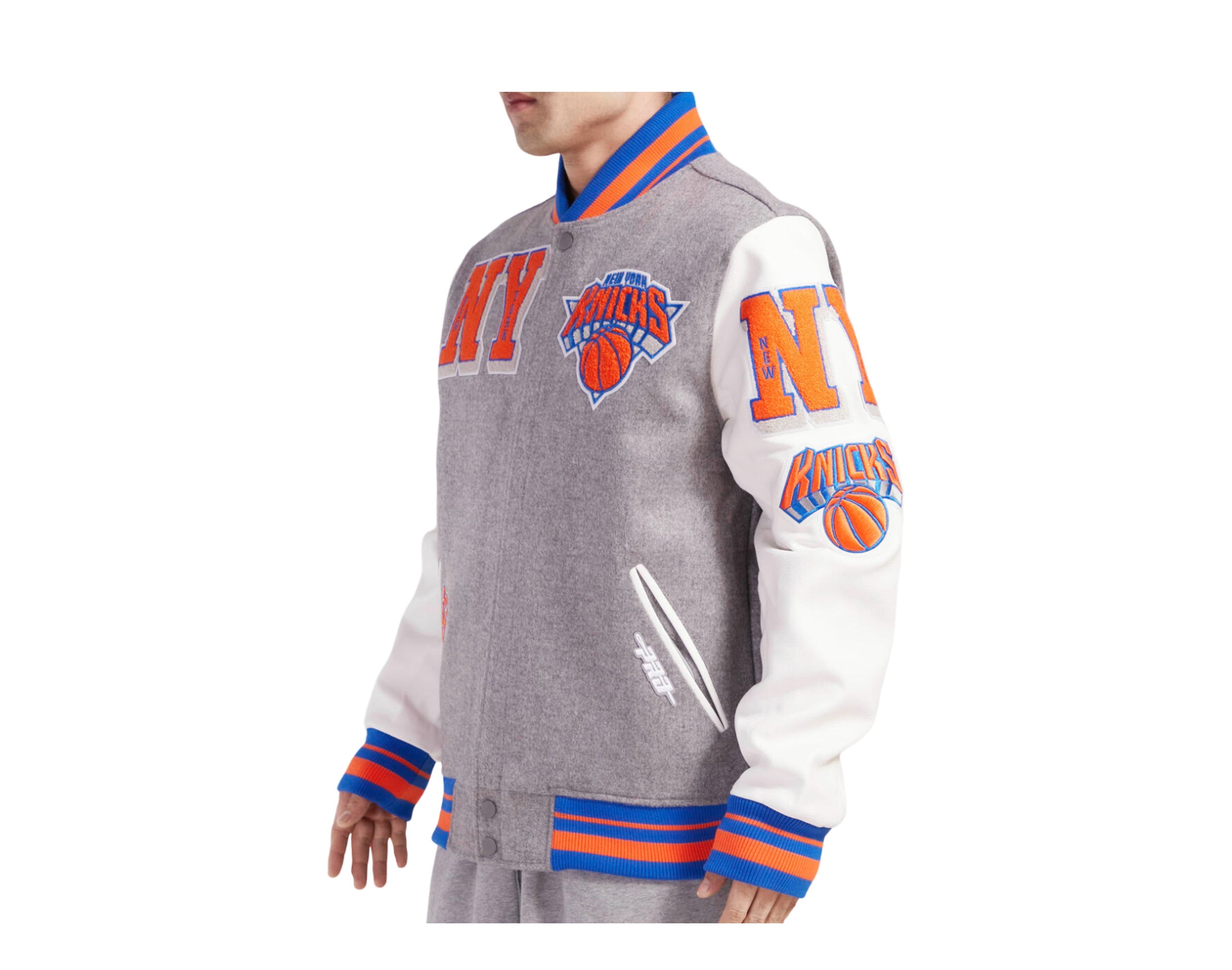 Pro Standard NBA New York Knicks Mash Up Logo Varsity Men's Jacket