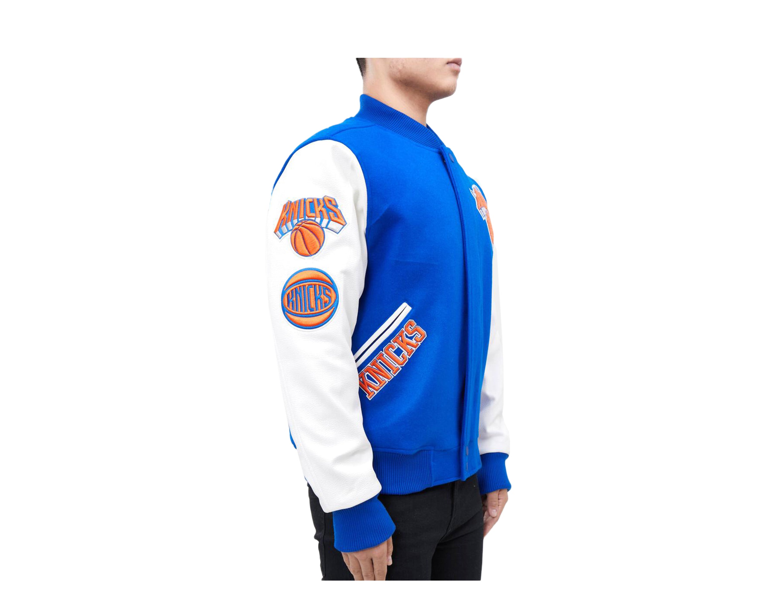 Pro Standard NBA New York Knicks Logo Blended Varsity Men's Jacket