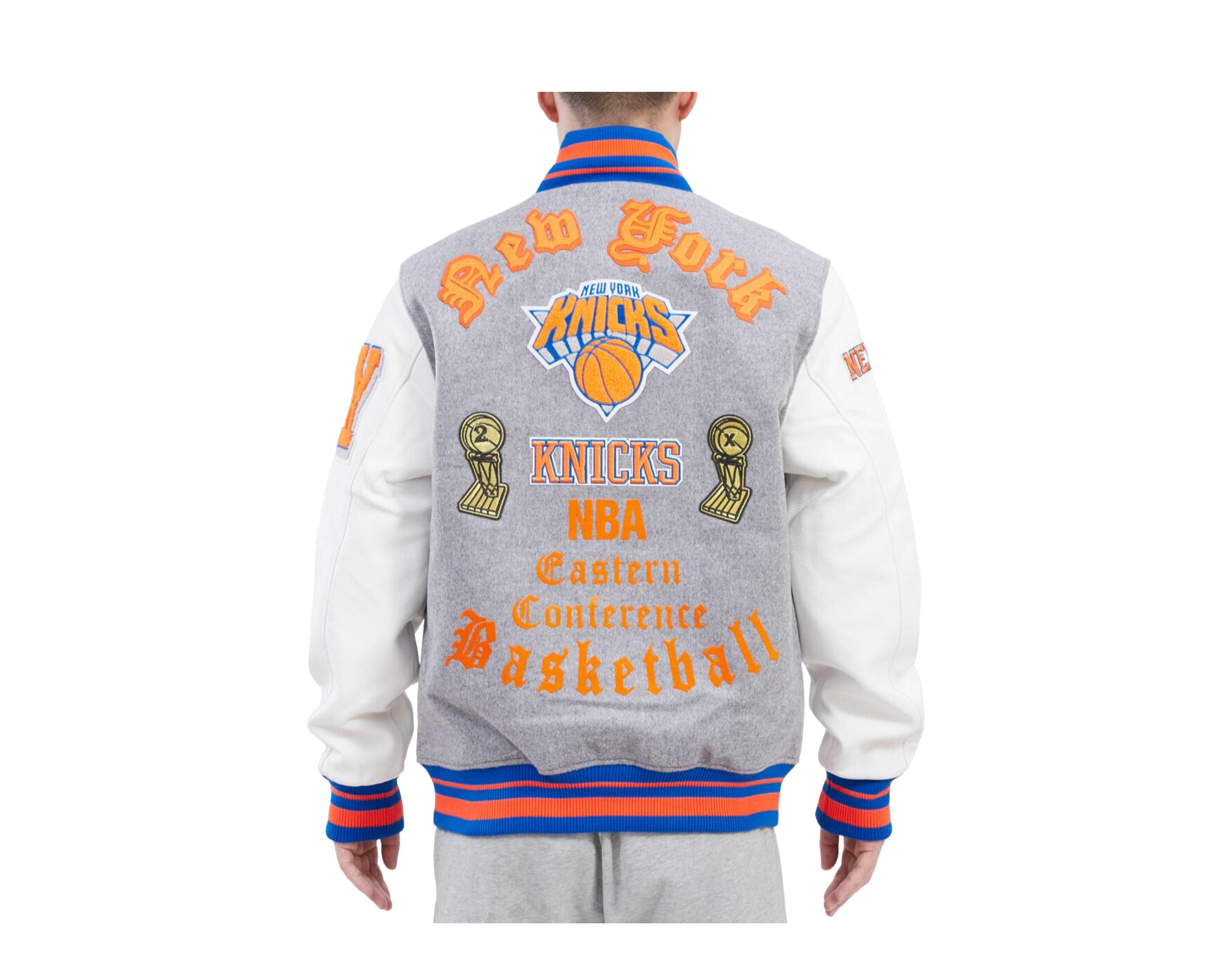 Pro Standard NBA New York Knicks Old English Varsity Men's Jacket