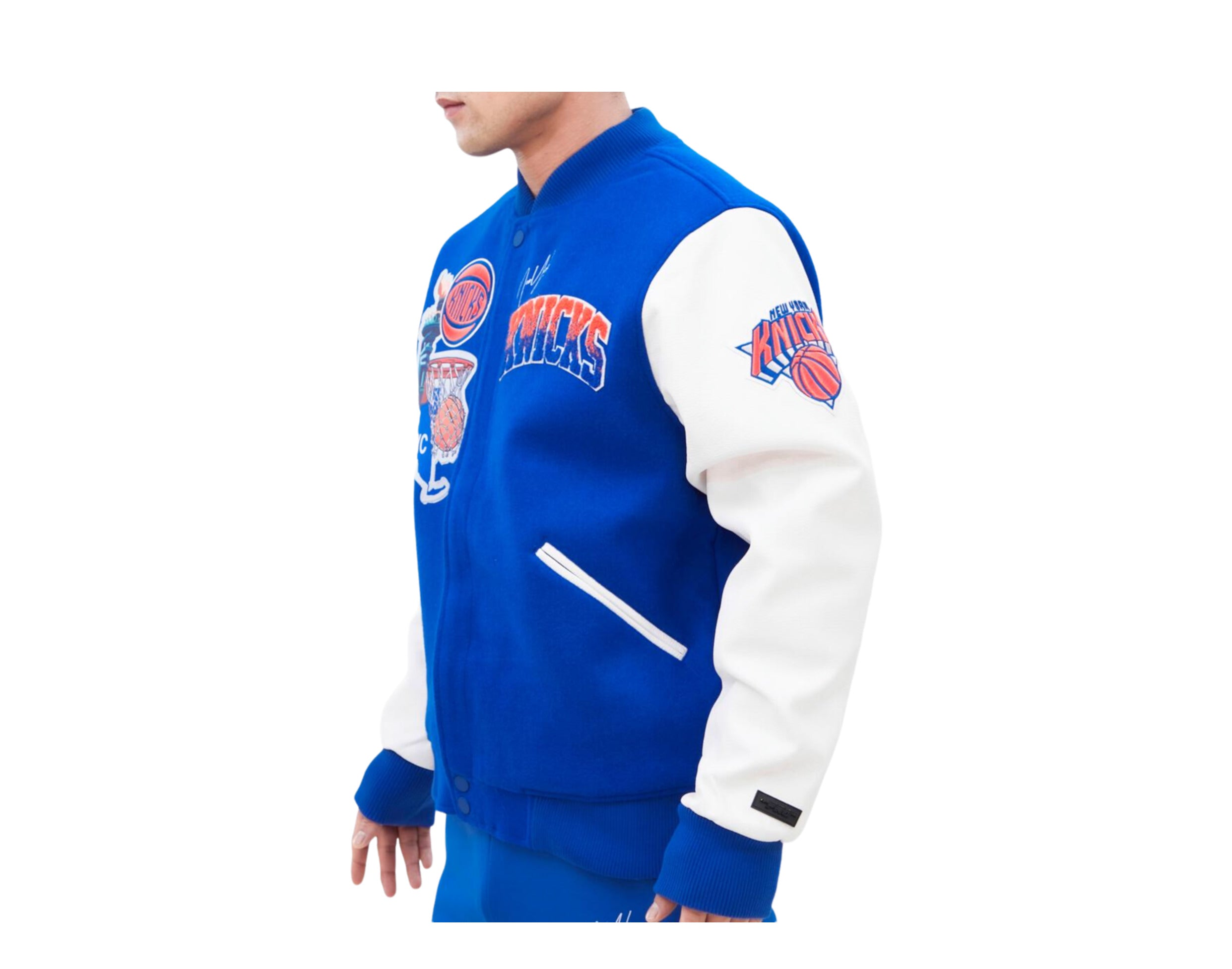 New York Knicks Pro Standard Remix Varsity Jacket