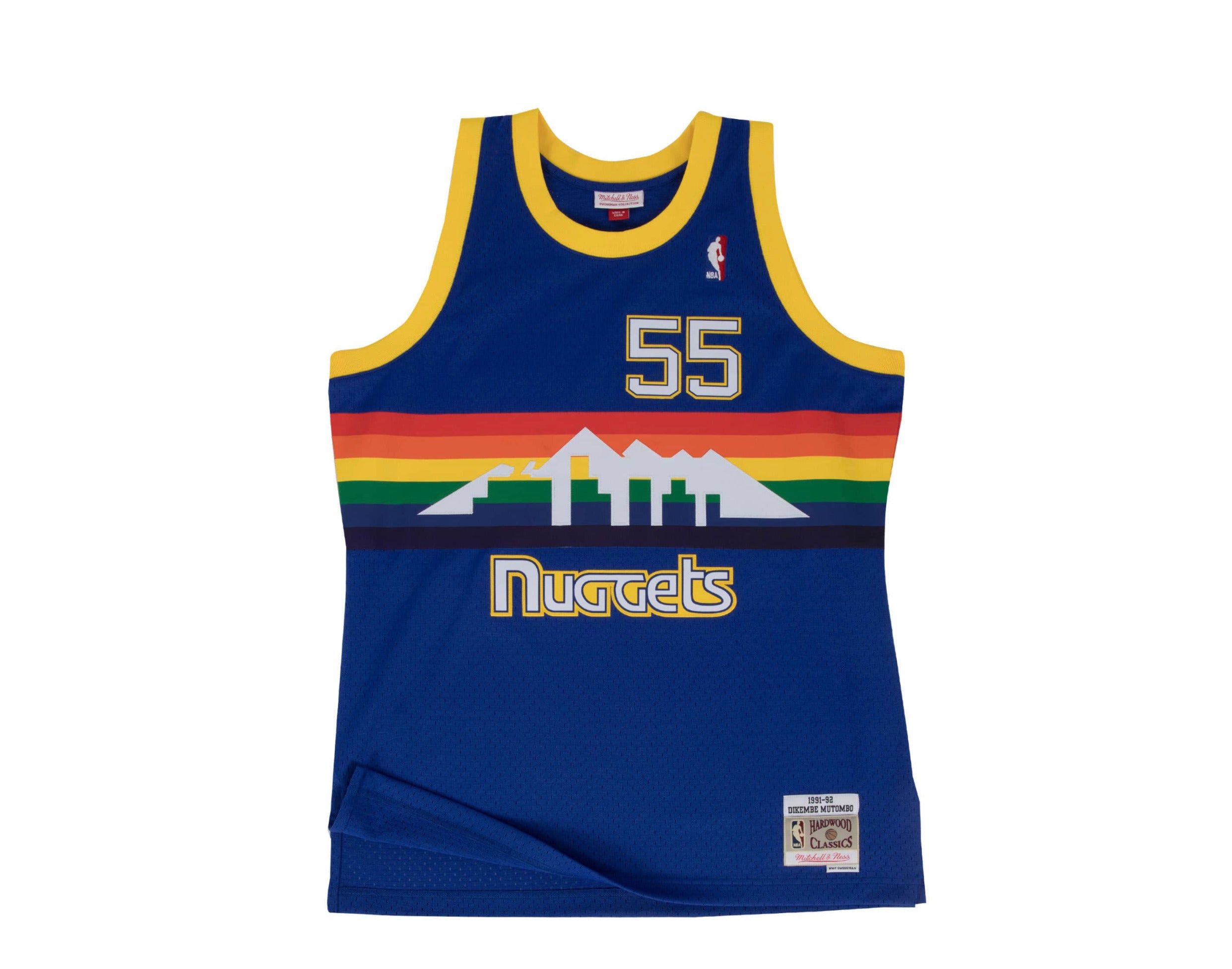 Mitchell & Ness Swingman Denver Nuggets Road 1991-92 Dikembe Mutombo Jersey