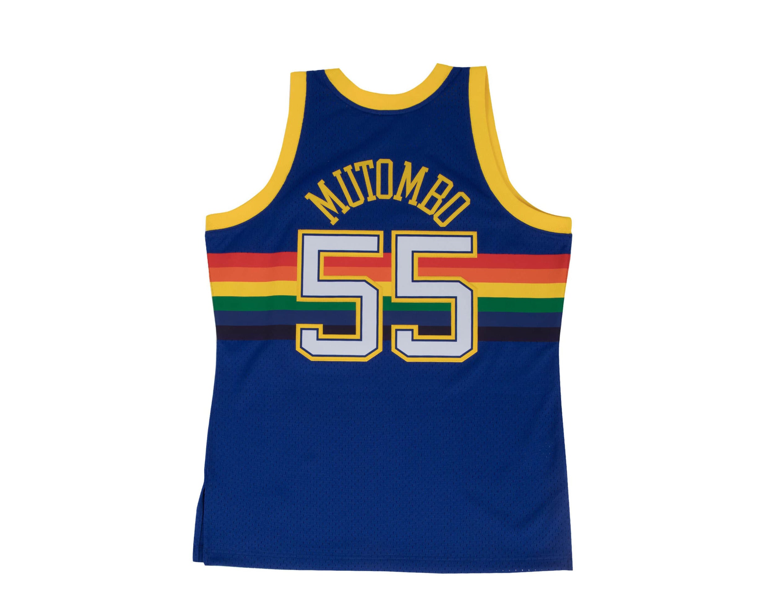 Mitchell & Ness Swingman Denver Nuggets Road 1991-92 Dikembe Mutombo Jersey