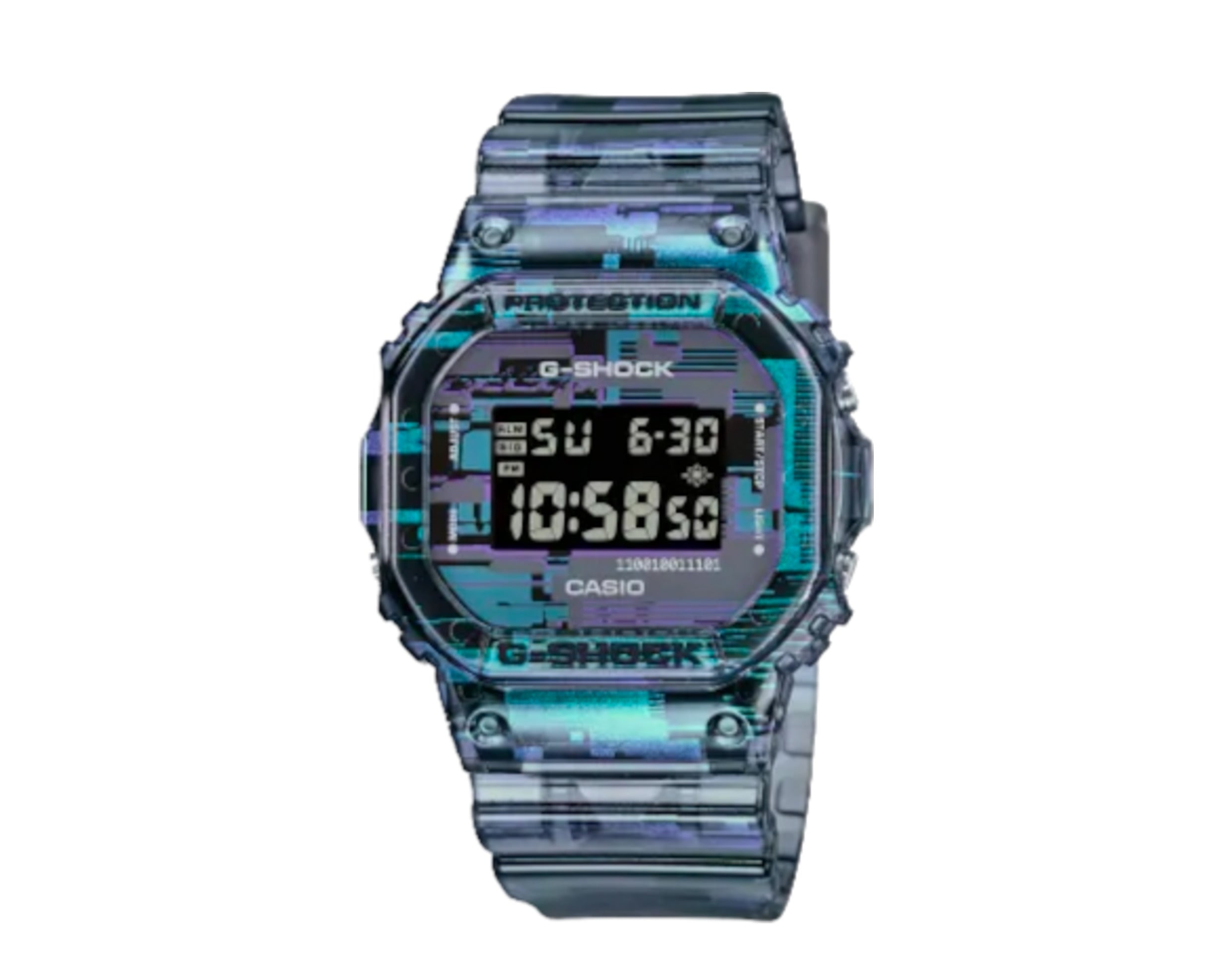 Casio G-Shock DW5600NN Digital Glitch Pack Digital Resin Watch