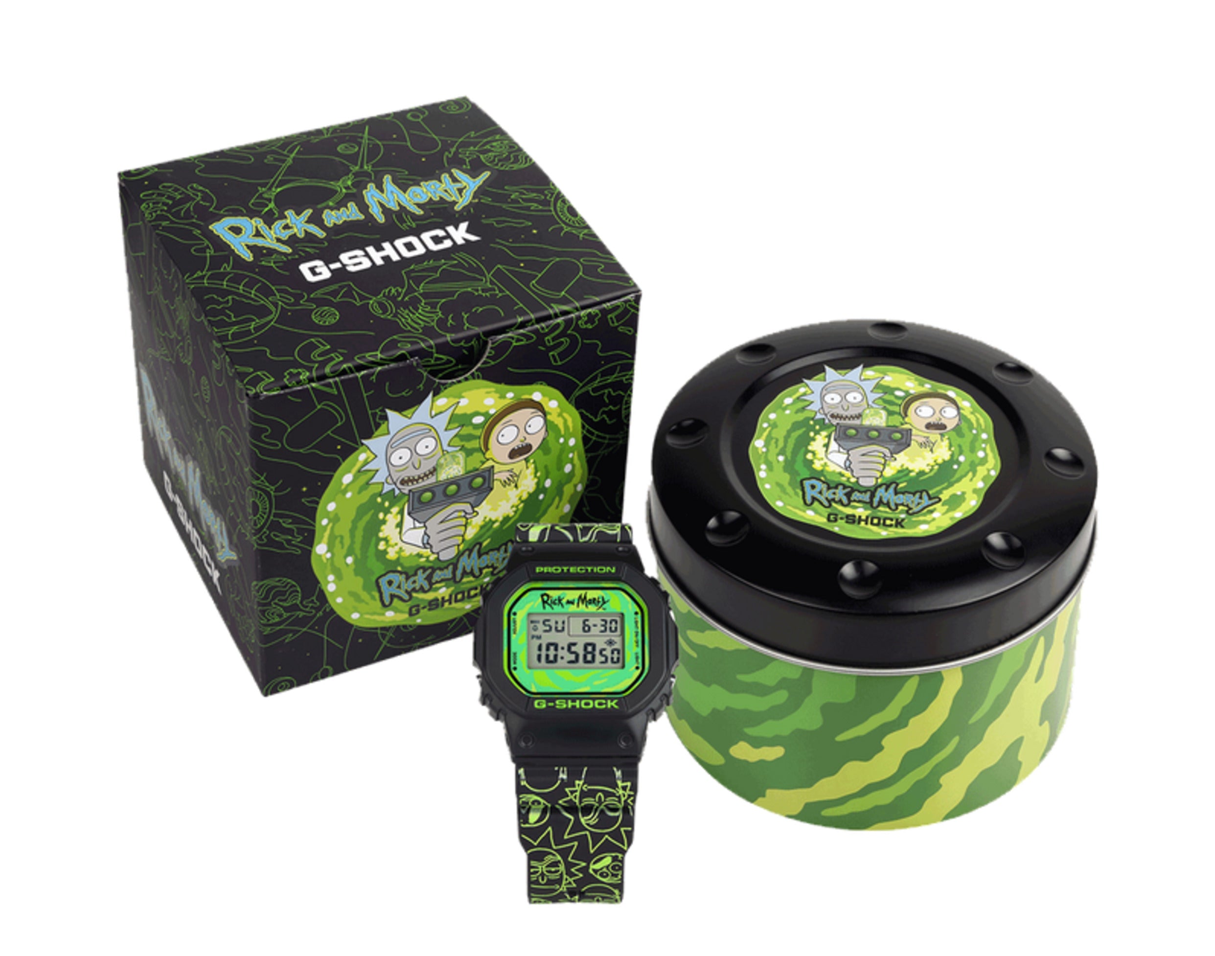 Casio G-Shock x Rick and Morty DW5600RM21 Digital Watch