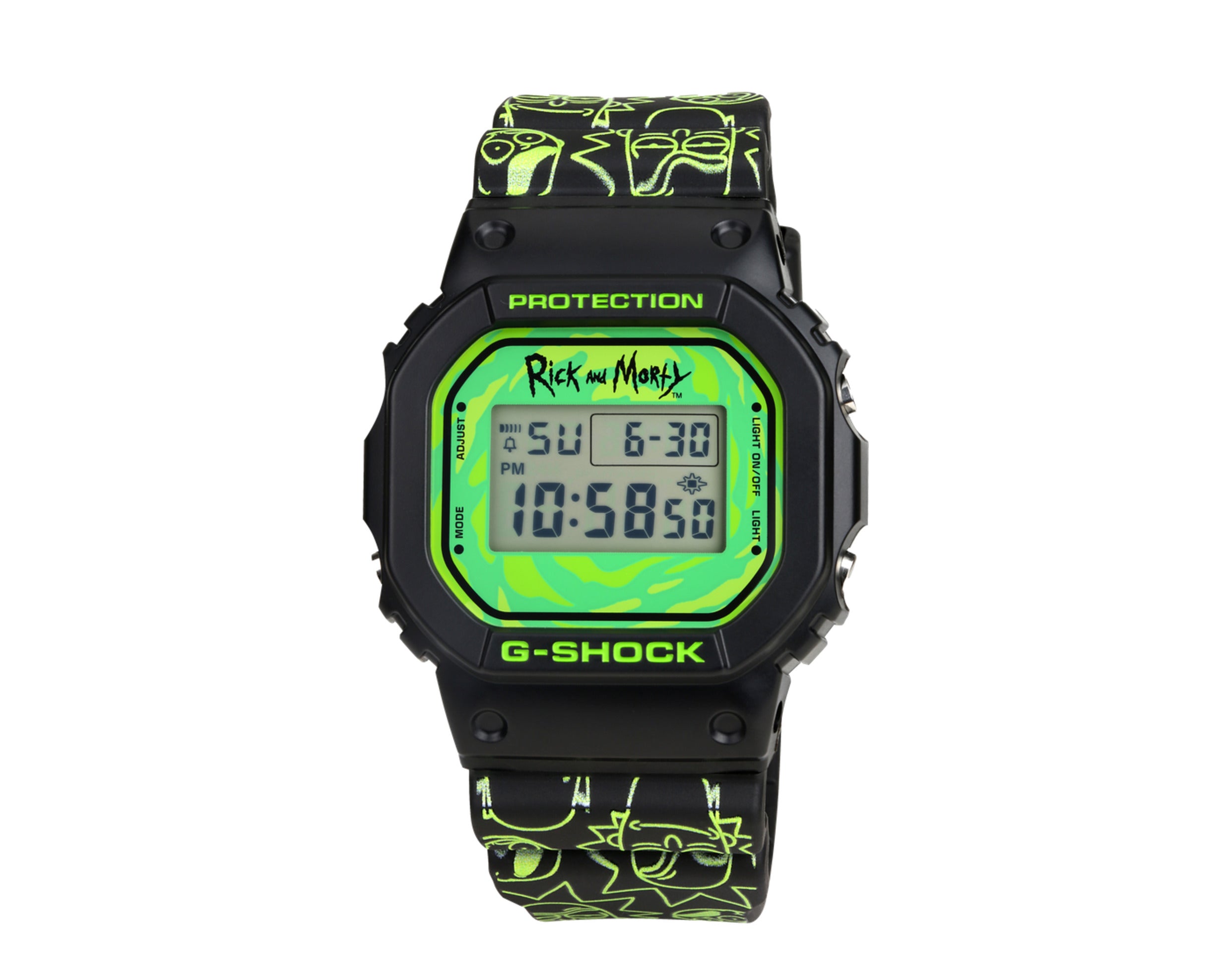 Casio G-Shock x Rick and Morty DW5600RM21 Digital Watch