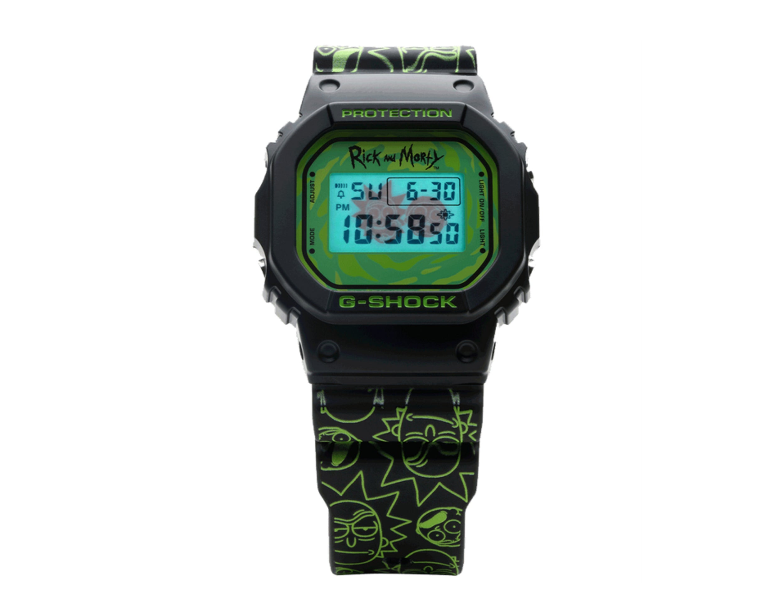 Casio G-Shock x Rick and Morty DW5600RM21 Digital Watch