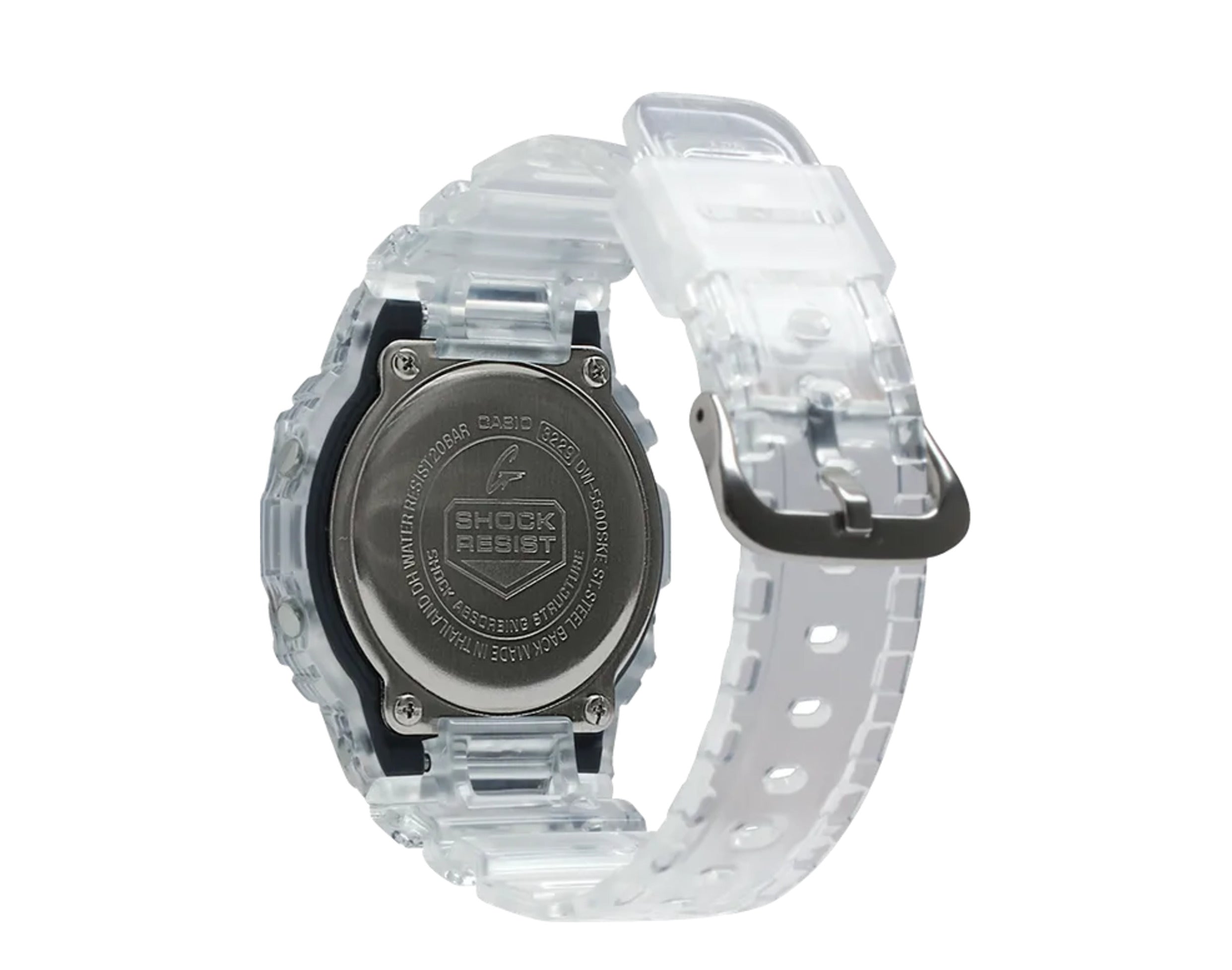 Casio G-Shock DW5600SKE Transparent Pack Digital Resin Watch