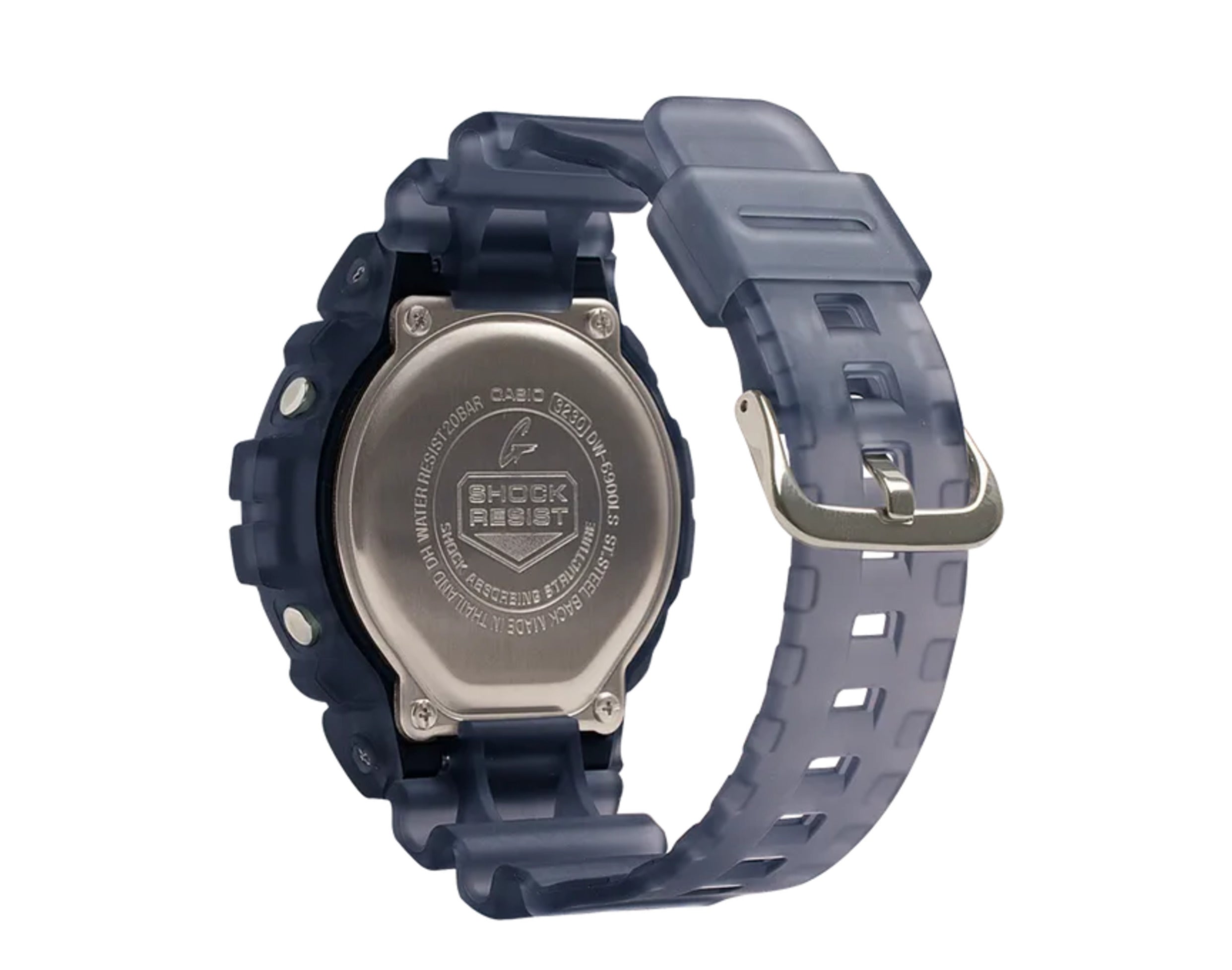 Casio G-Shock DW6900LS Digital Semi-Transparent Resin Watch