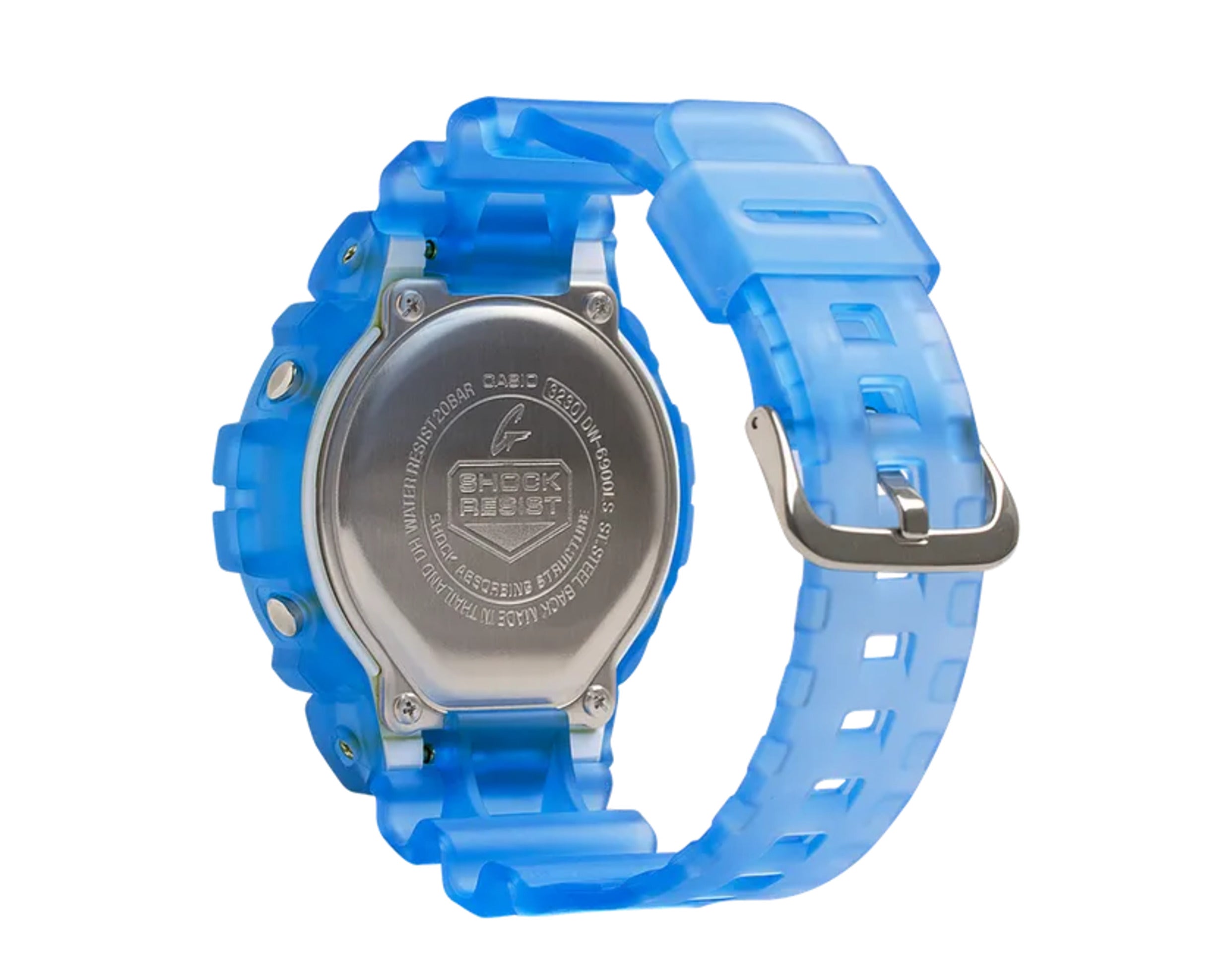 Casio G-Shock DW6900LS Digital Semi-Transparent Resin Watch