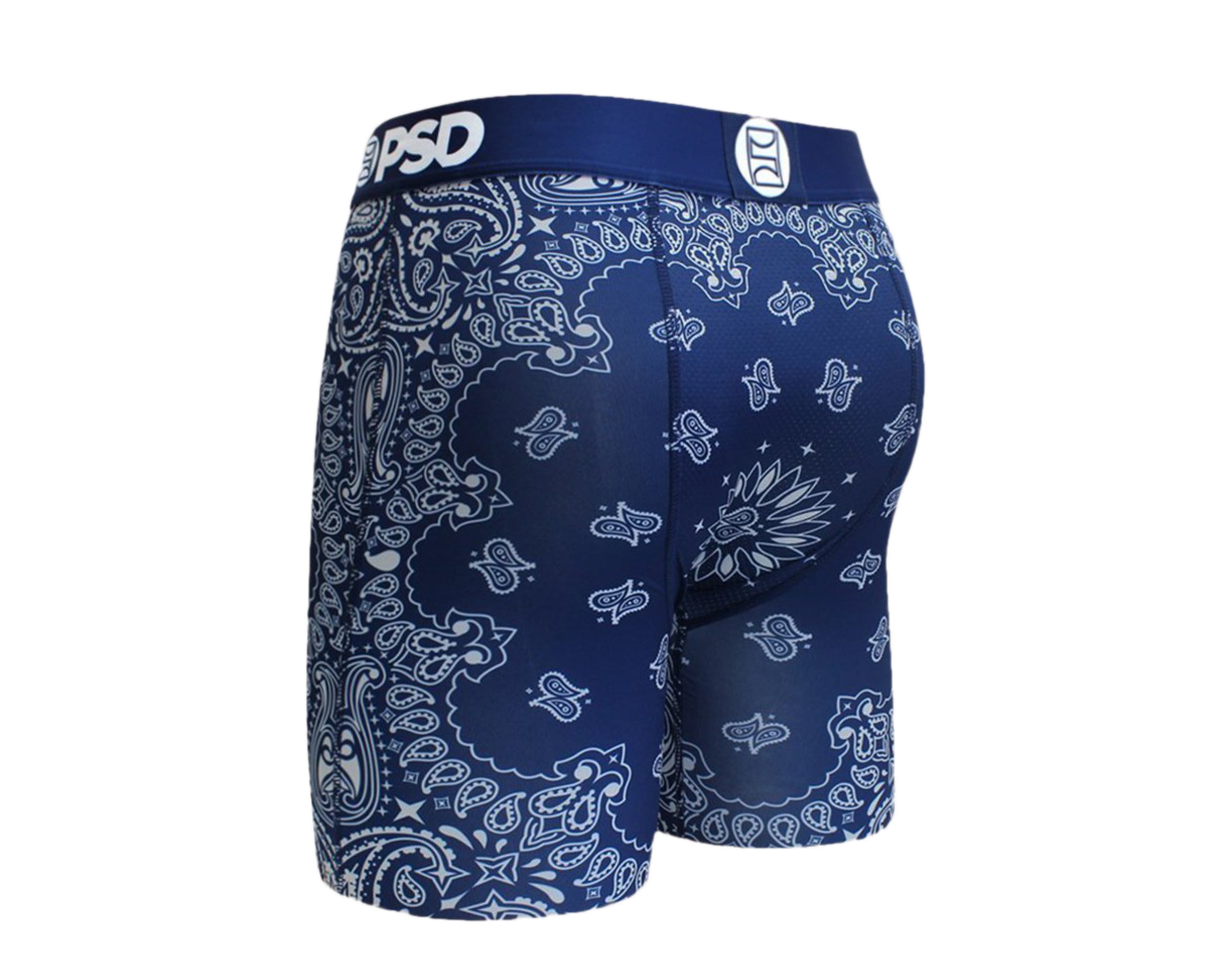 PSD Men's Bandana Print Boxer Briefs - Breathable and Supportive